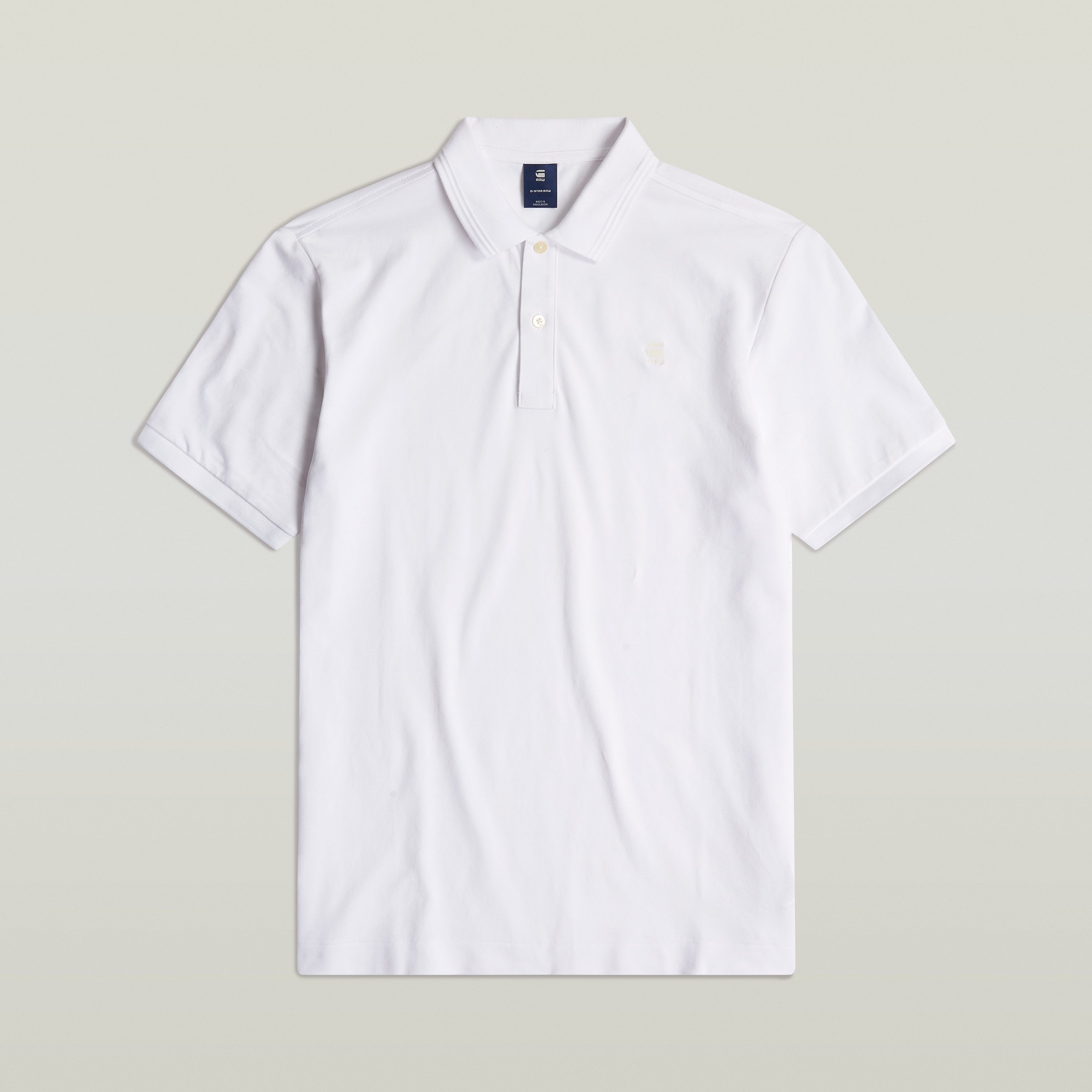 G-Star RAW Poloshirt Dunda slim fit Logo-embossing op de borst