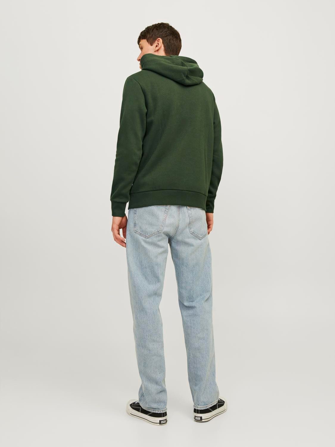 Jack & Jones Hoodie JJELOGO SWEAT HOOD 2 COL 24 25 NOOS