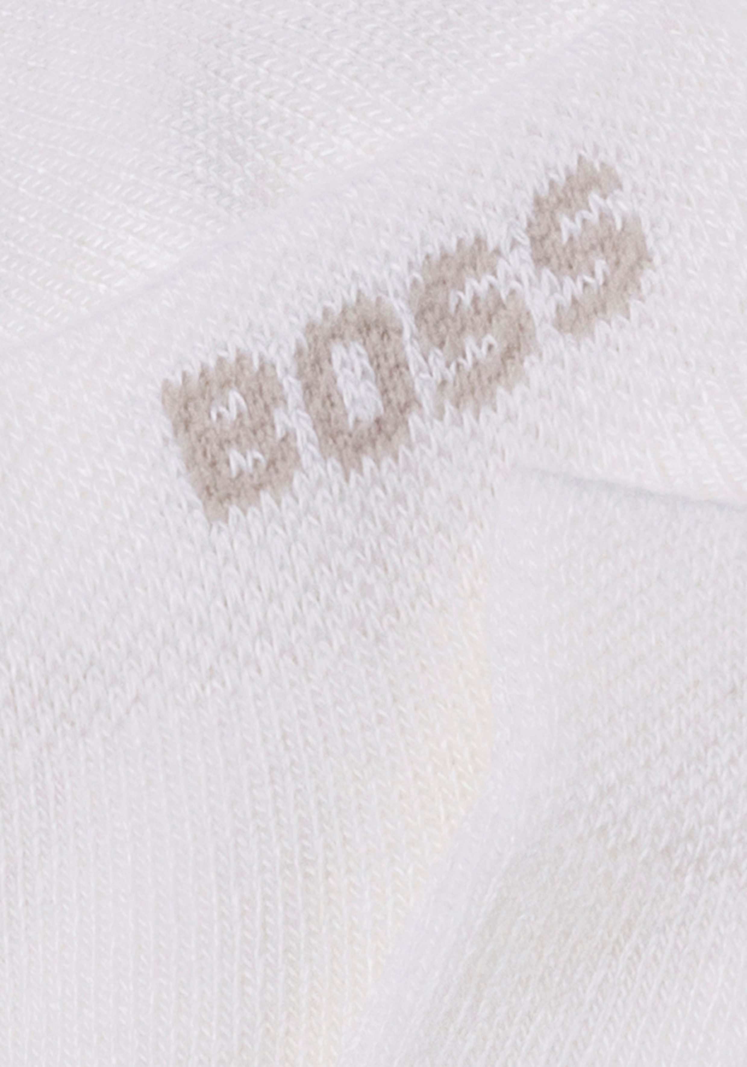BOSS Sokken 2P AS Logo Bamboo met dubbele logo-opdruk (set, 2 paar)