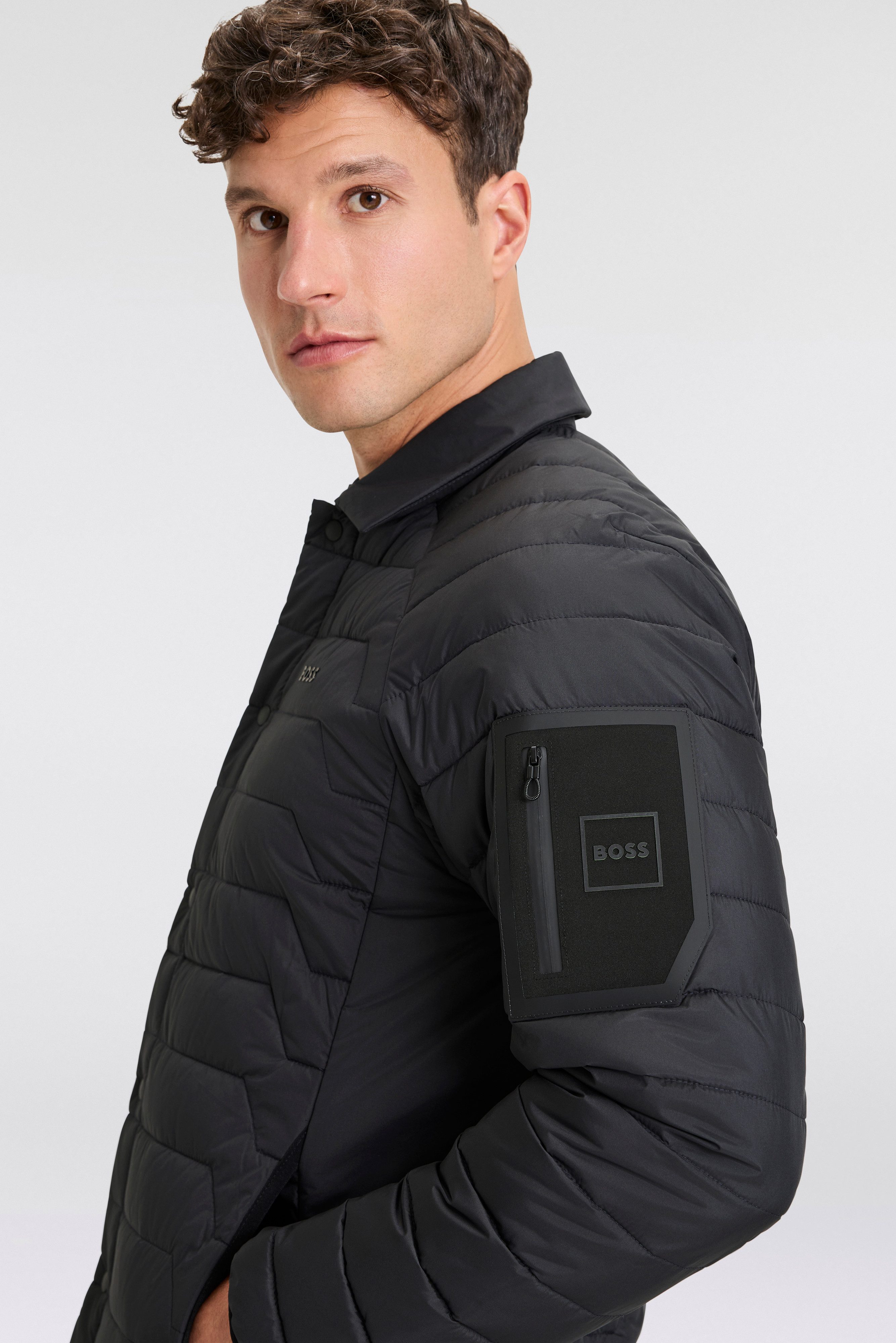 BOSS GREEN Blousejasje J_Taranis in blousonstijl