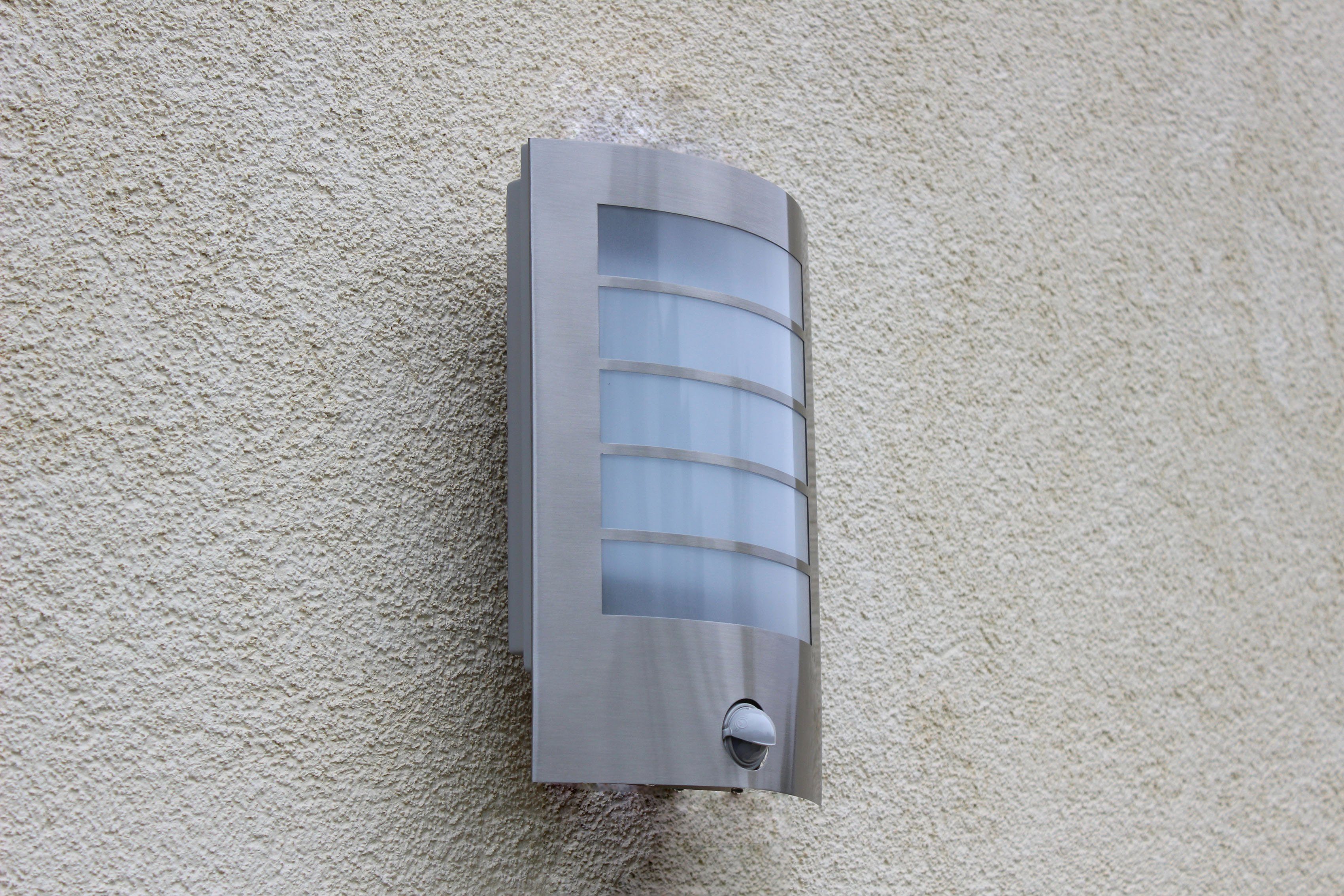 LUTEC Ledwandlamp voor buiten SLIM Bewegingsmelder (1 stuk)