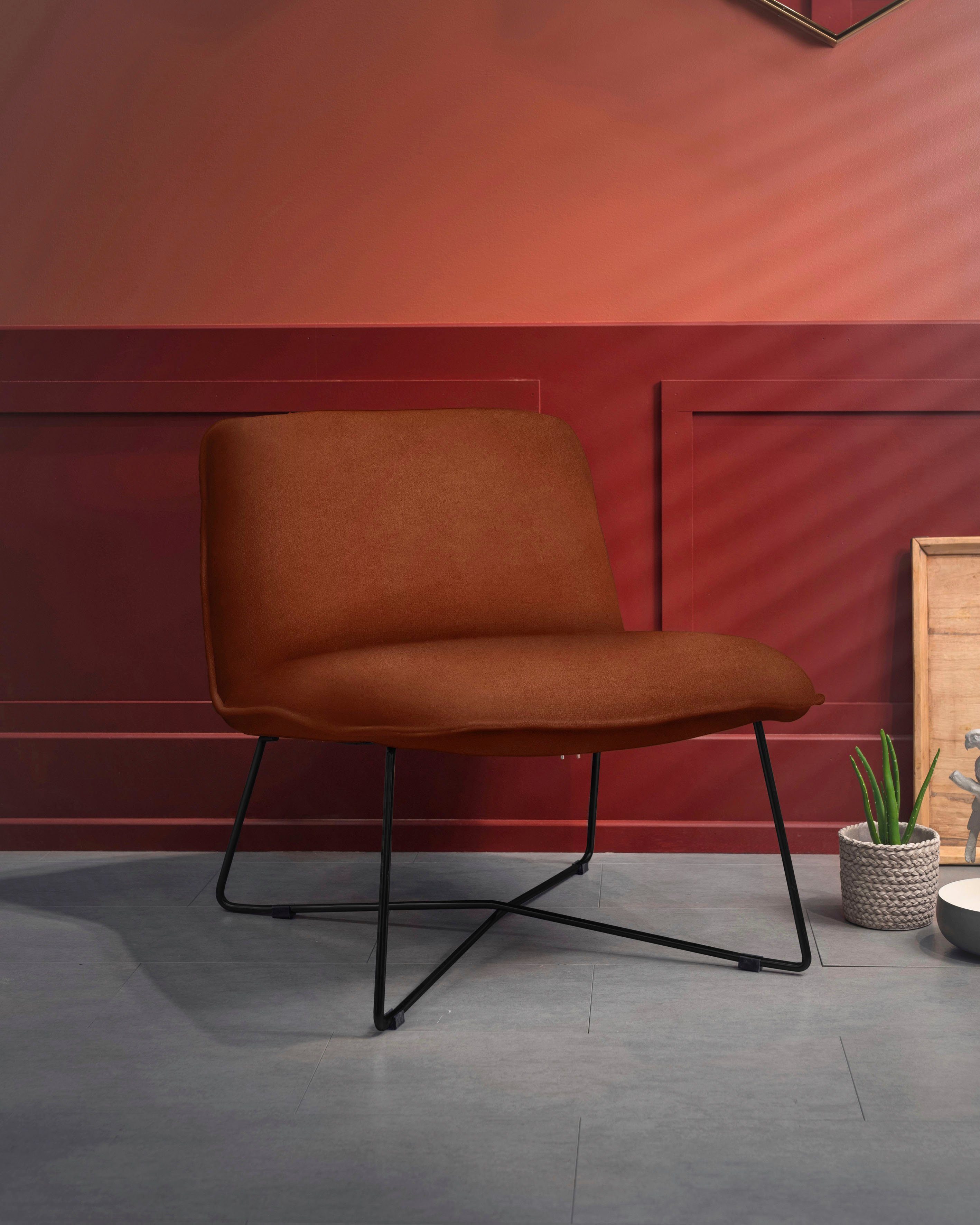 furninova Loungestoel Fly gezellige loungestoel in scandinavisch design