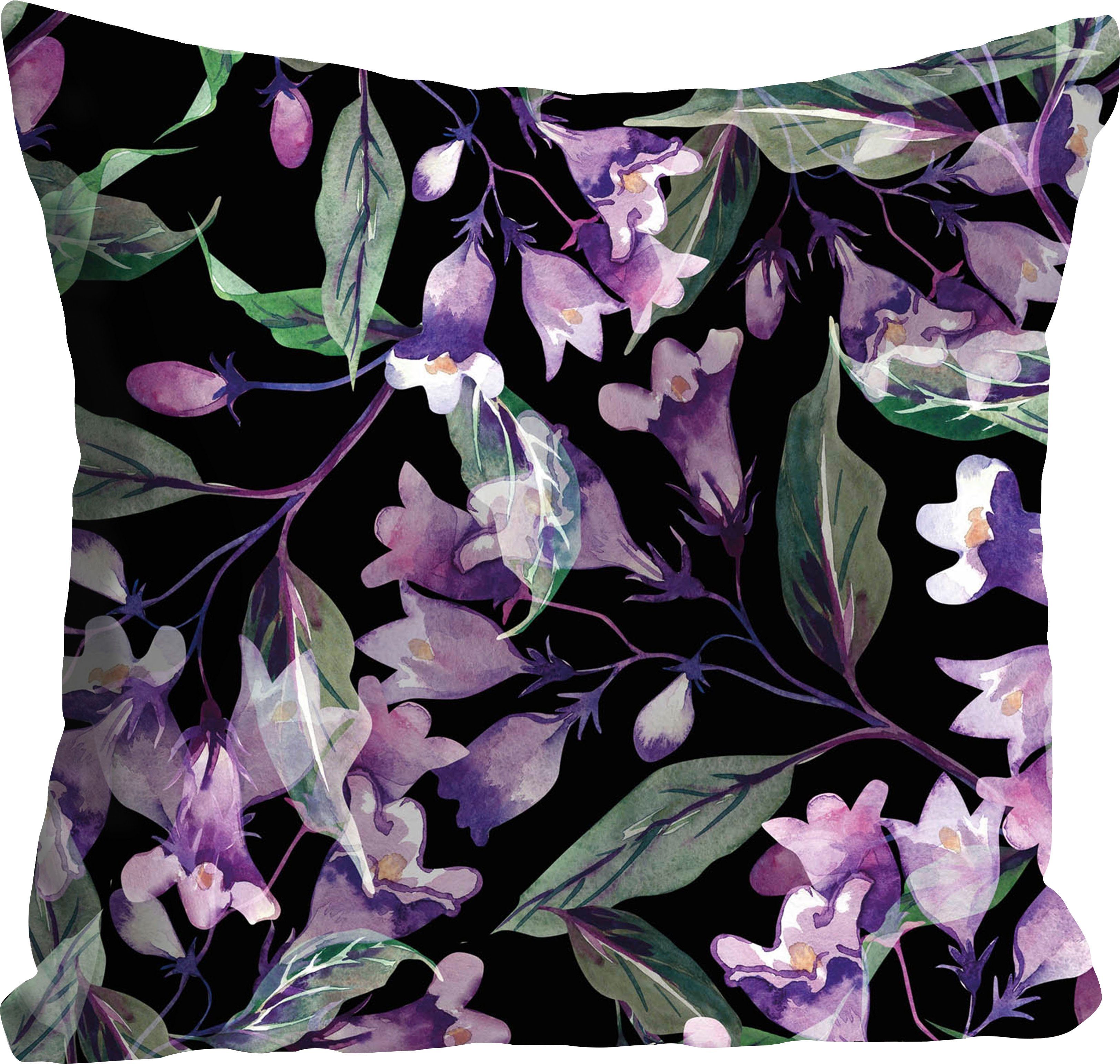 queence Sierkussen Leticia Kussenhoes, bloesemotieven, floraal, bloemen, natuur, decoratief, pastelkleuren (1 stuk)