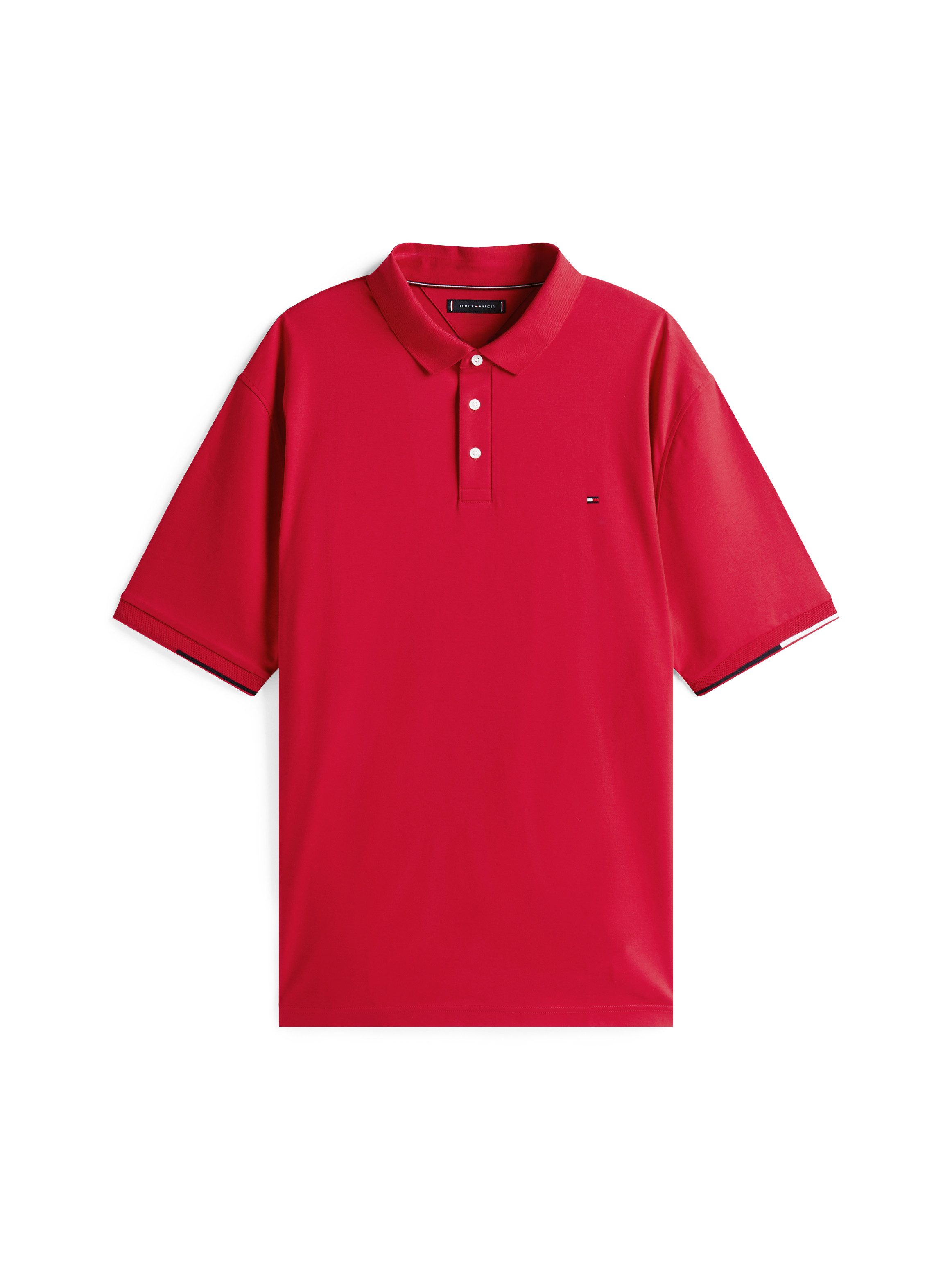 Tommy Hilfiger Poloshirt BT-INTERLOCK FLAGCUFF SLIM FIT-B