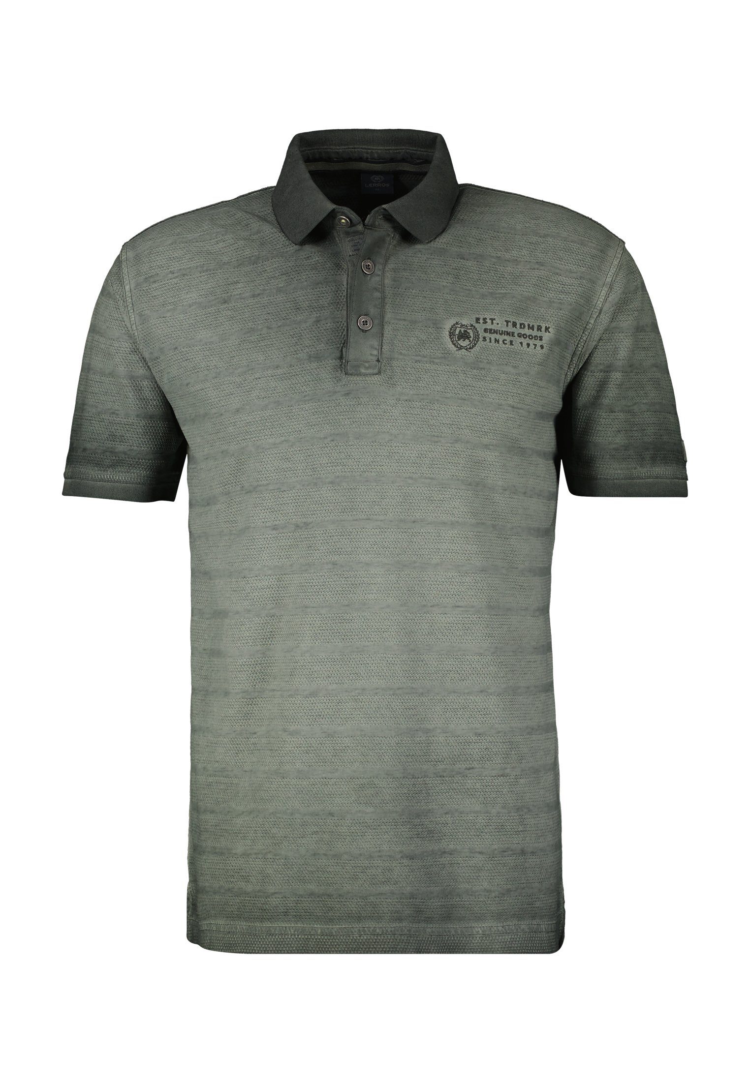 Lerros Poloshirt LERROS poloshirt, gestreept in structuurkwaliteit