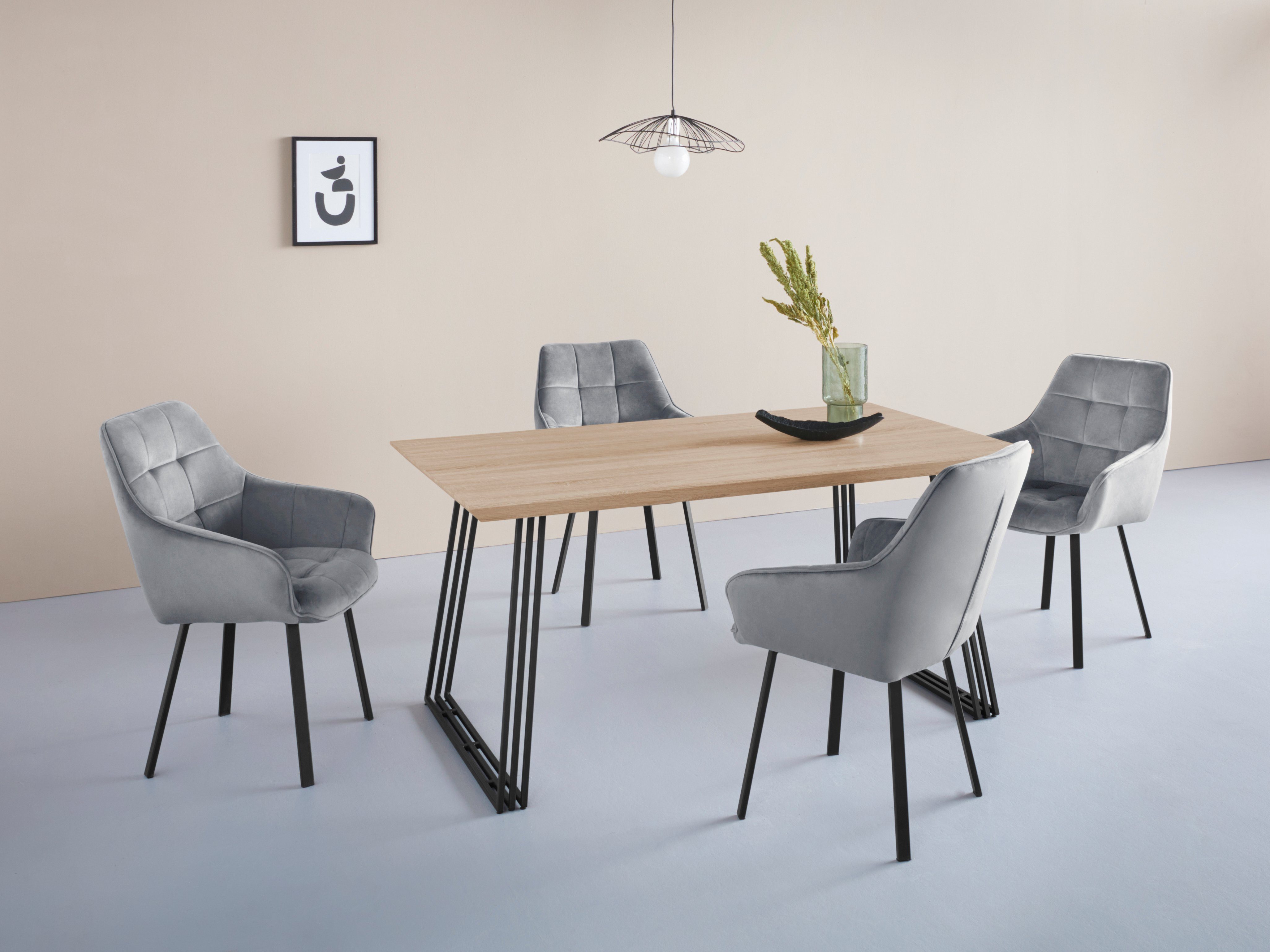 Home affaire Eettafel Kairo Breedte ca. 160 cm
