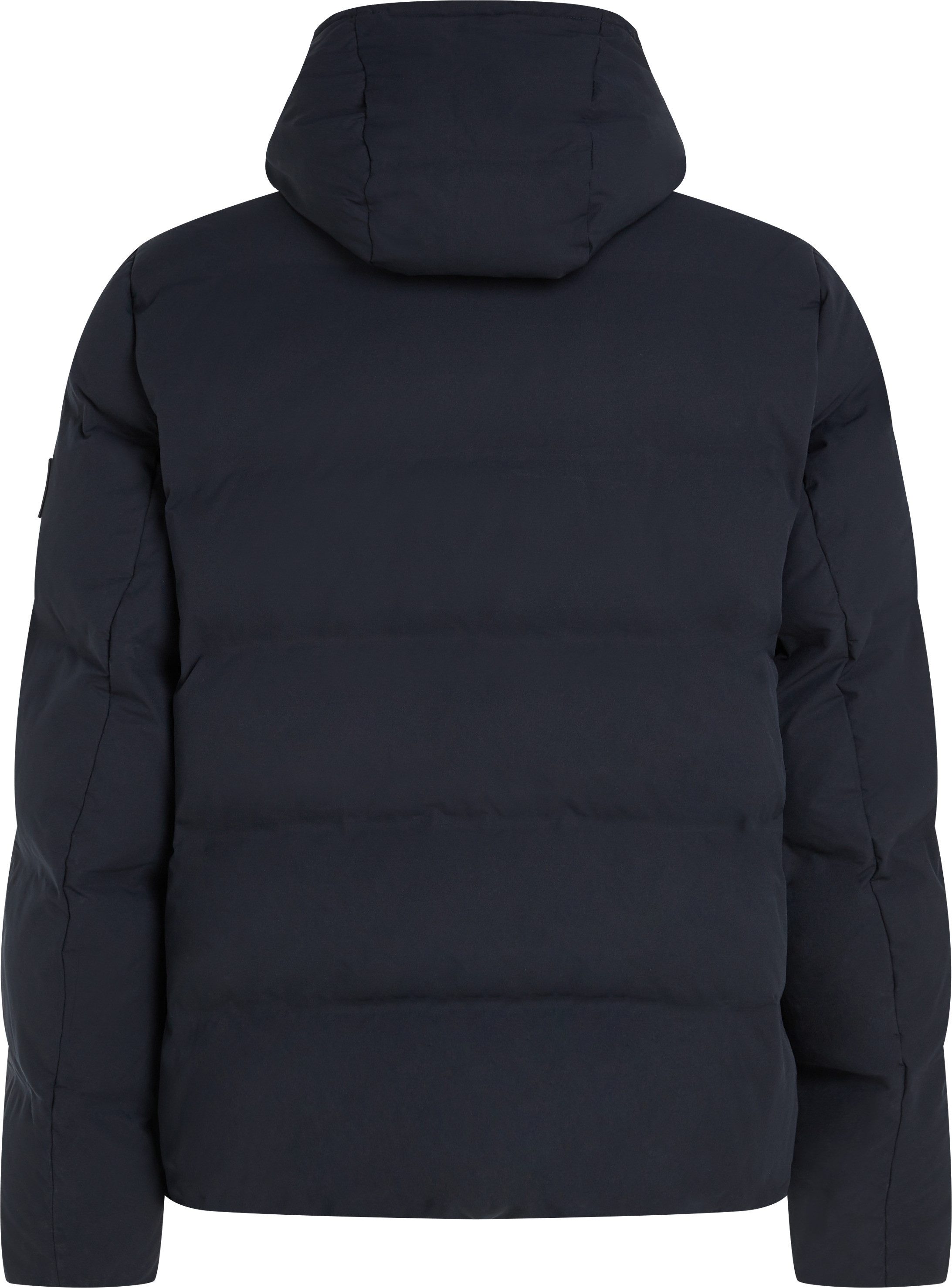 Tommy Hilfiger Gewatteerde jas BT-MOTION HOODED JACKET-B in grote maten, met logo-borduursel op borsthoogte