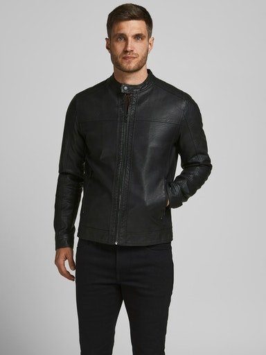 Jack & Jones Imitatieleren jack JJEWARNER JACKET NOOS