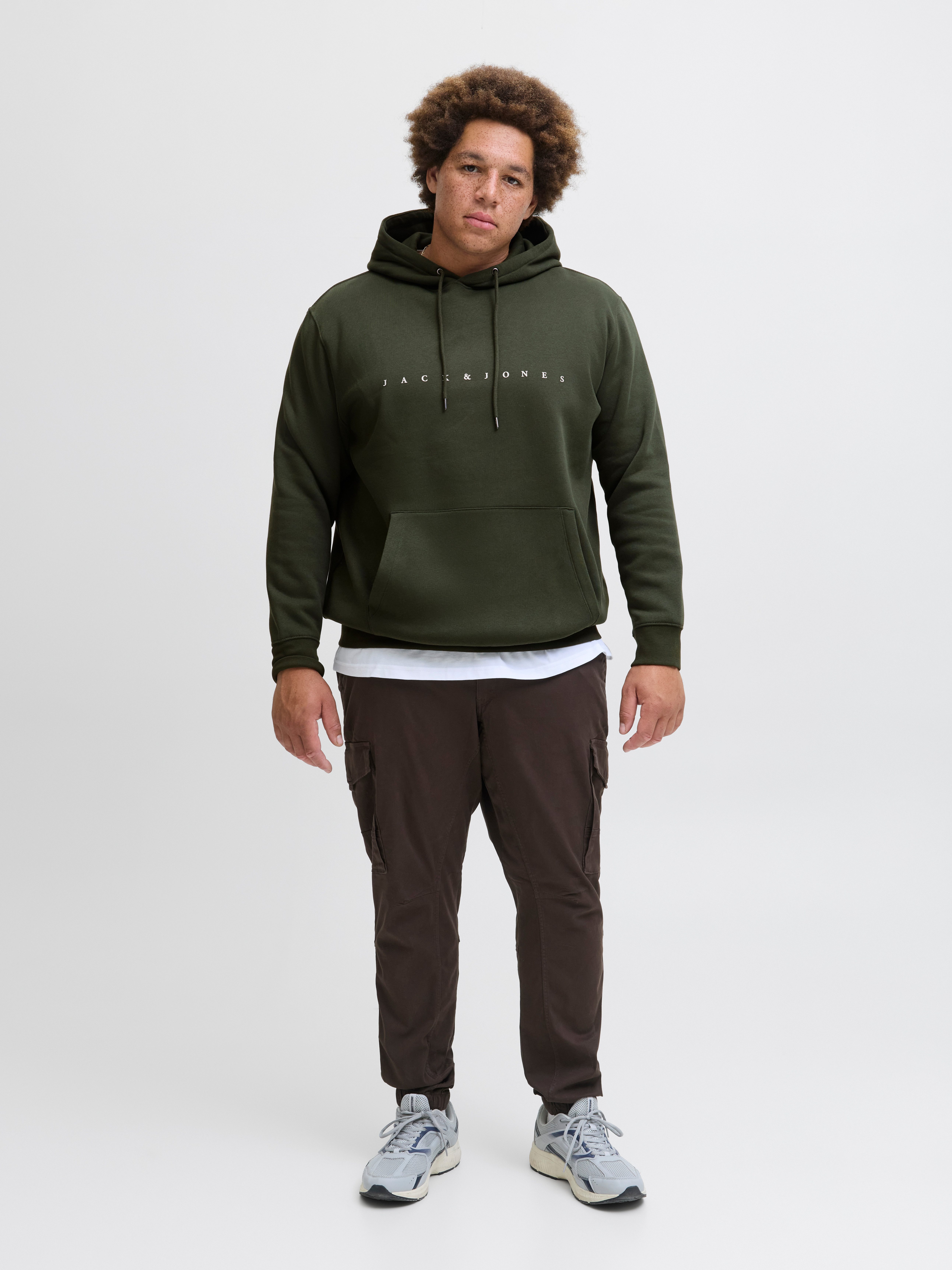 Jack & Jones PlusSize Hoodie JJESTAR JJ SWEAT HOOD NOOS PLS