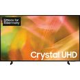 samsung led-tv gu43au8079u, 108 cm - 43 ", 4k ultra hd, smart tv, hdr - crystal processor 4k - dynamic crystal color - contrast enhancer zwart