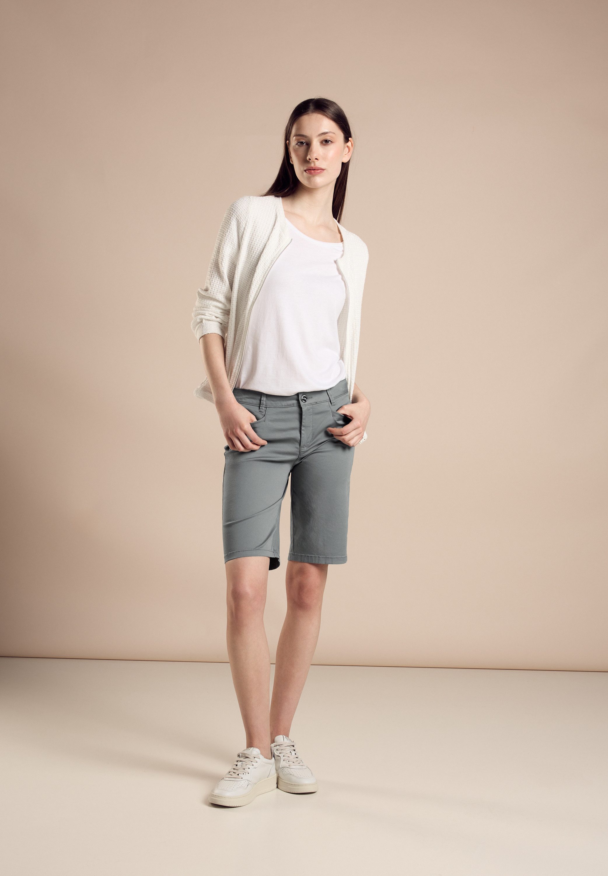STREET ONE Bermuda QR Yulius Shorts met stretch