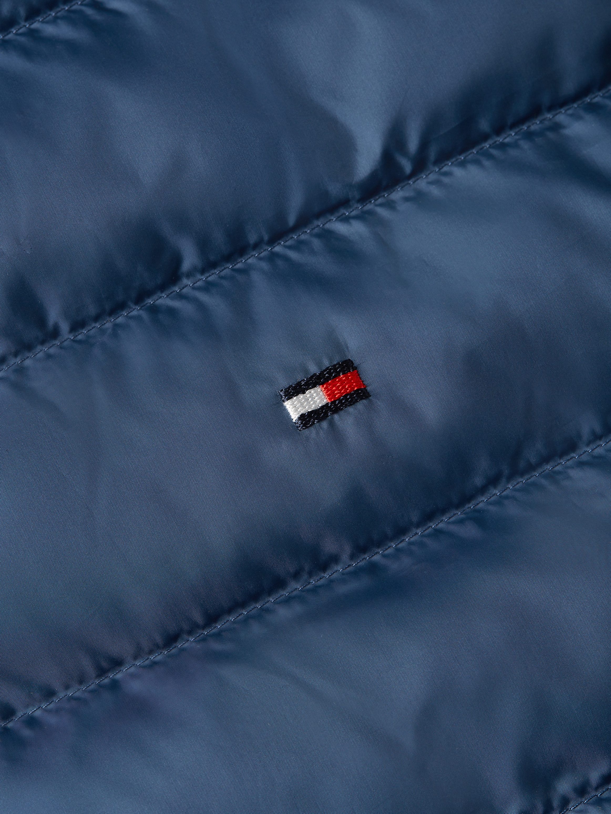 Tommy Hilfiger Gewatteerde jas PACKABLE RECYCLED JACKET met tommy hilfiger logoborduursel