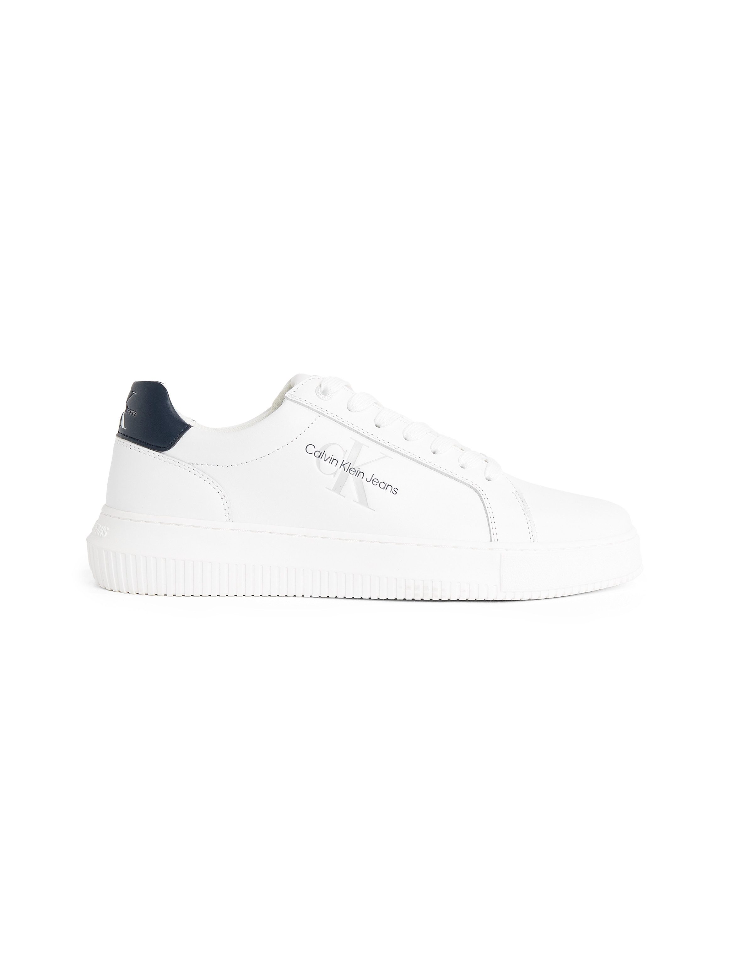 Calvin Klein Plateausneakers SEAMUS 20L vrijetijdsschoen, lage schoen, veterschoen met contrast bies