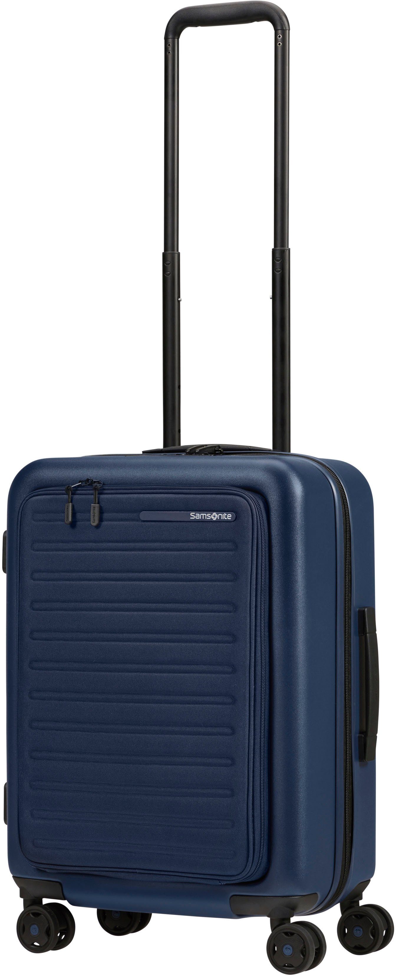 Samsonite Hardshell-trolley STACKD 55 Handbagagekoffer reiskoffer rits-laptopvak USB-poort
