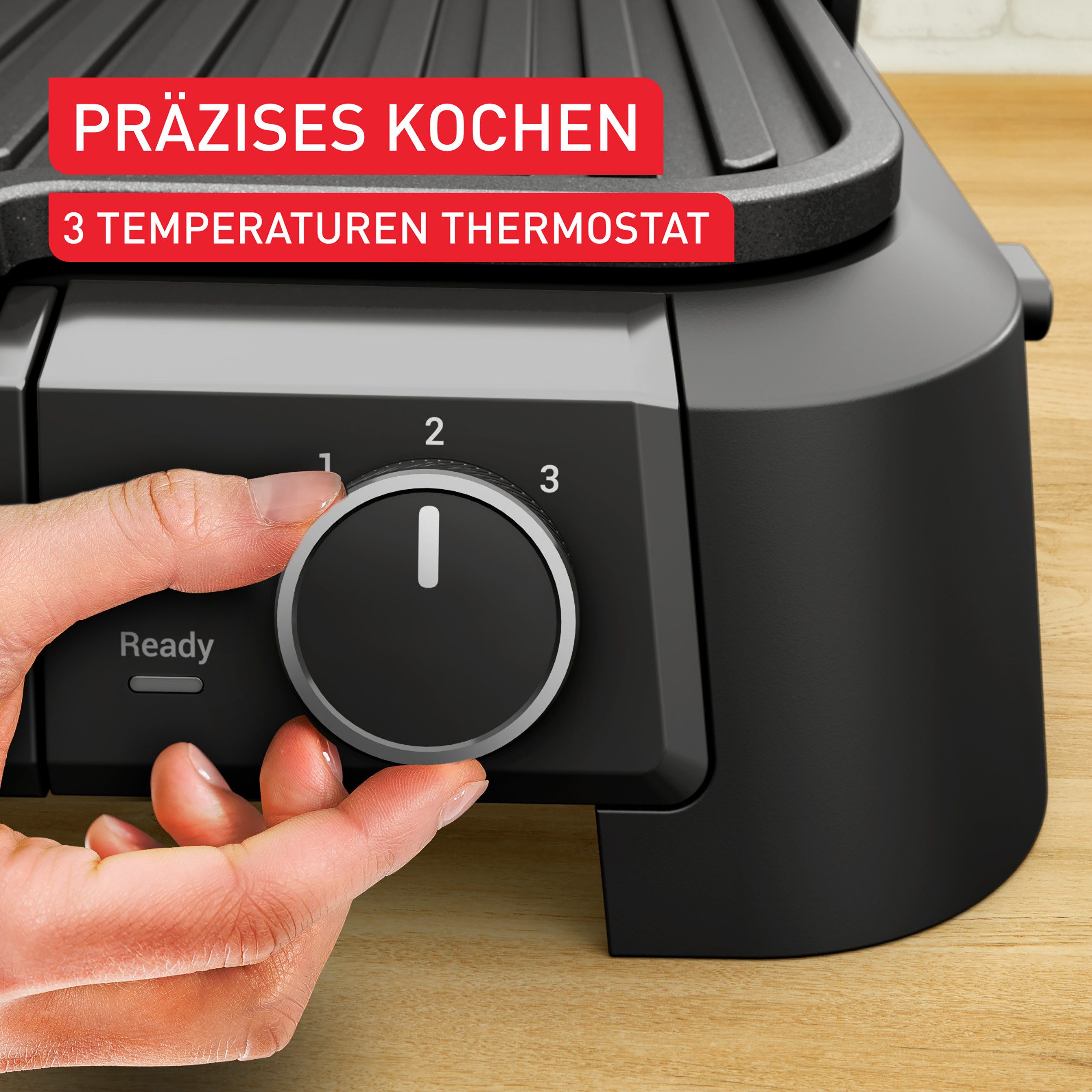 Tefal Contactgrill SuperGrill 3in1, Kontaktgrill, Barbeque-, Ofenposition, 3 Temperaturen