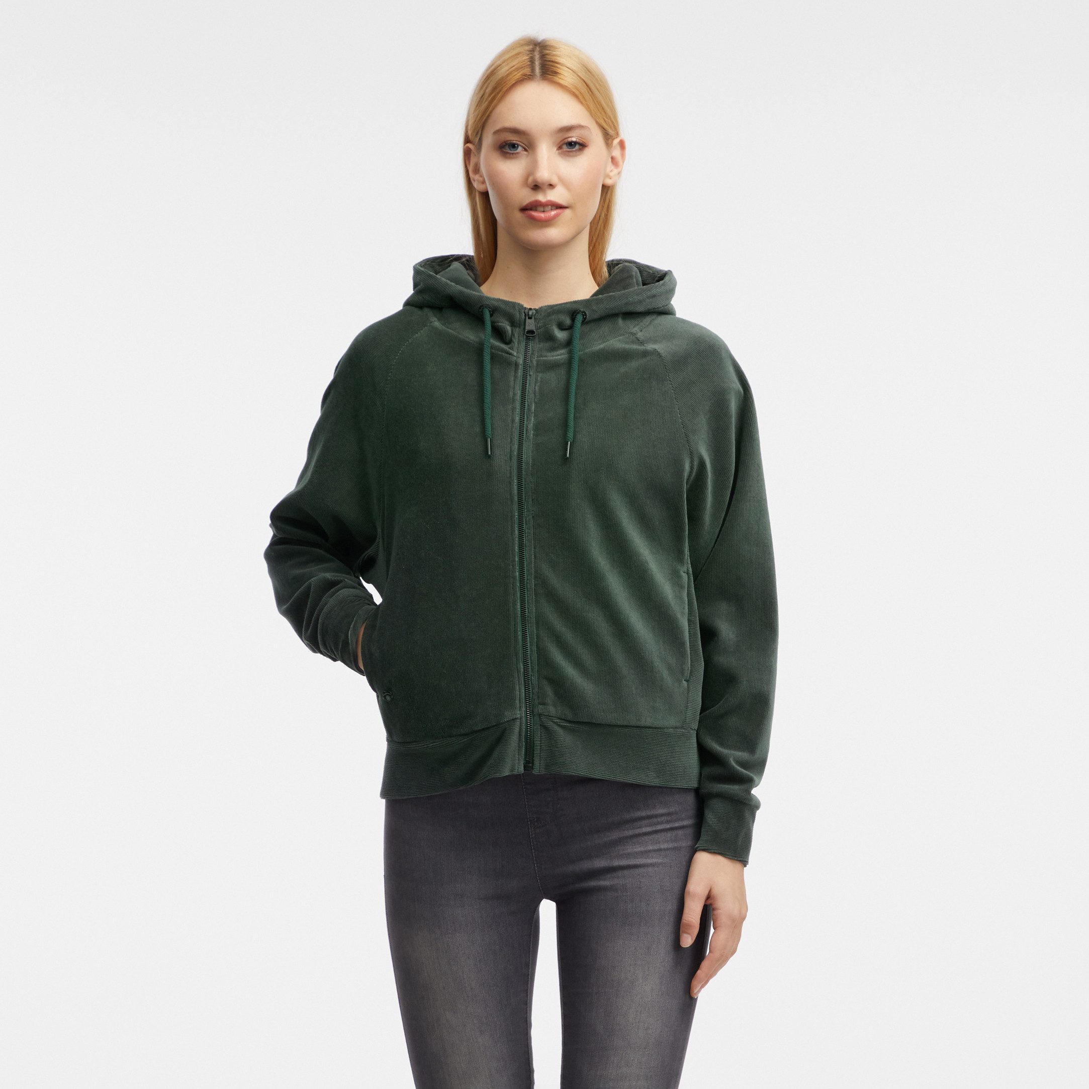 Ragwear Capuchonsweatvest CORDULY zachte nicky stof