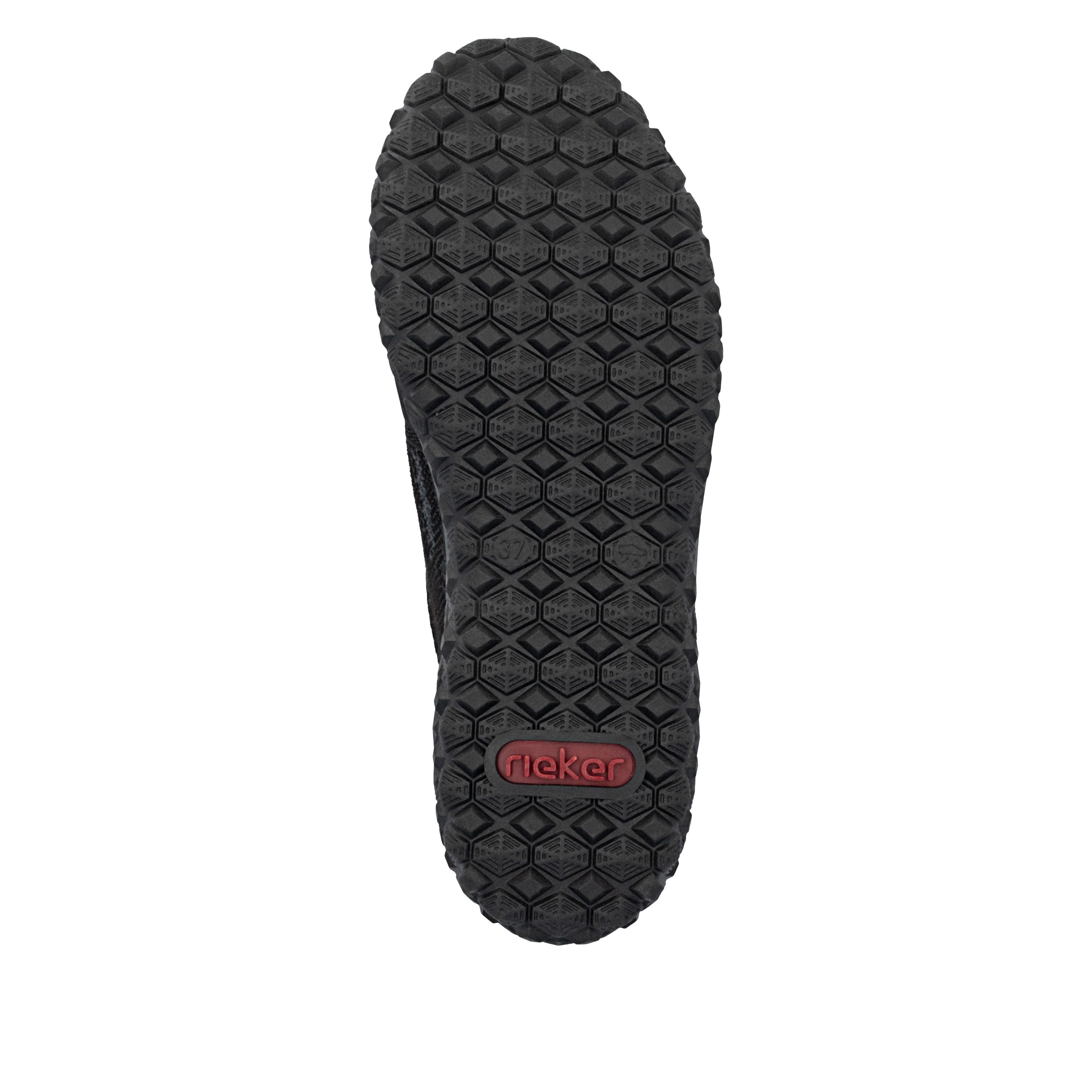 Rieker Sneakers met sleehak Veterschoenen, lage schoen, vrijetijdssneaker met rits
