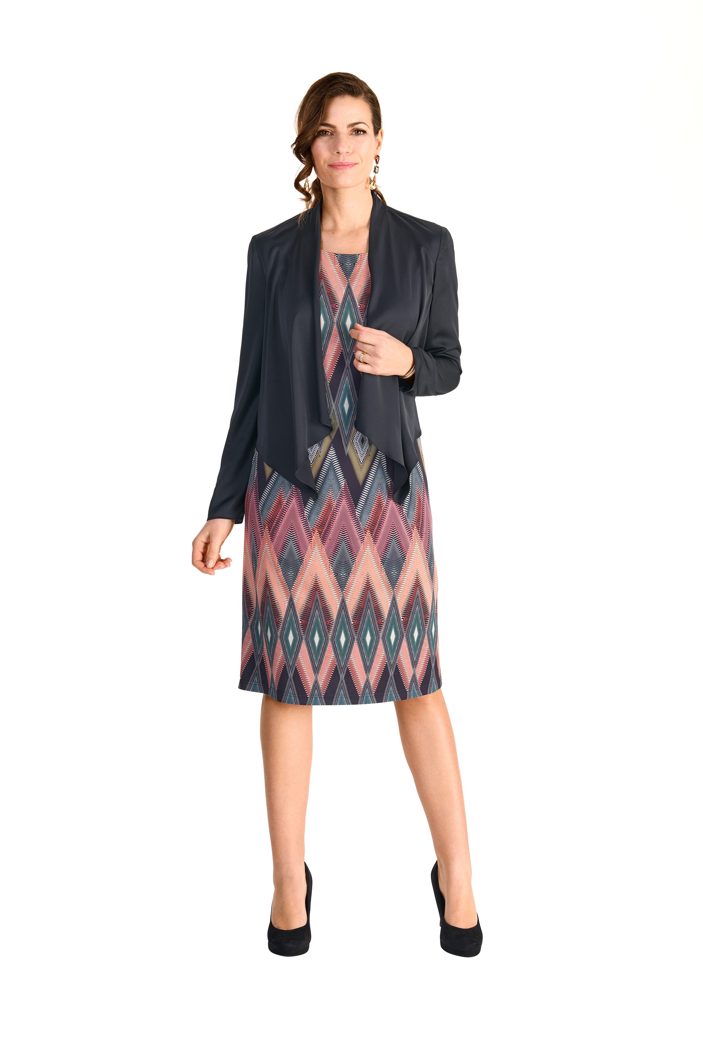 HERMANN LANGE Collection Blouseblazer in glanzende look