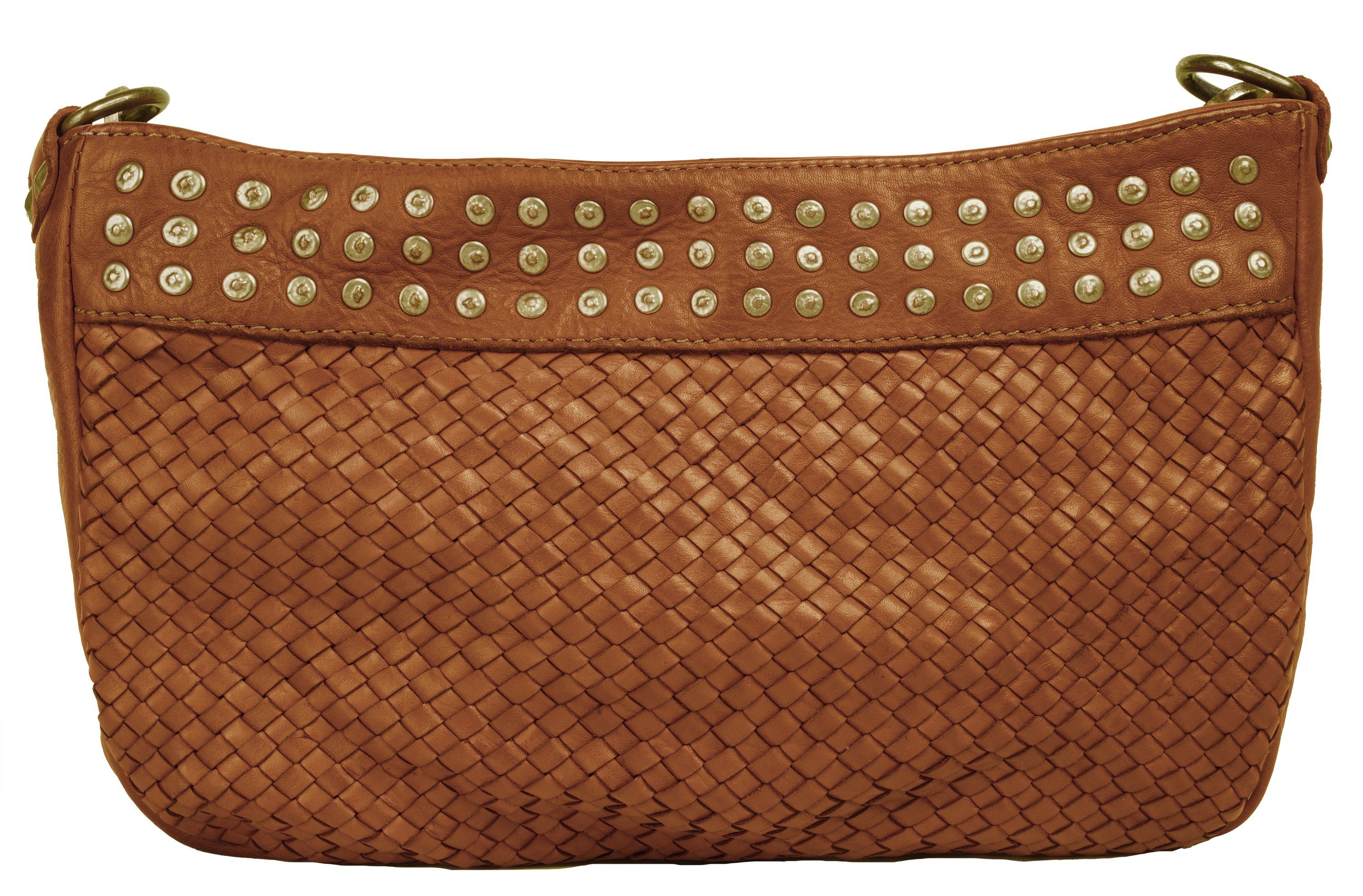 Samantha Look Schoudertas echt leer, made in italy