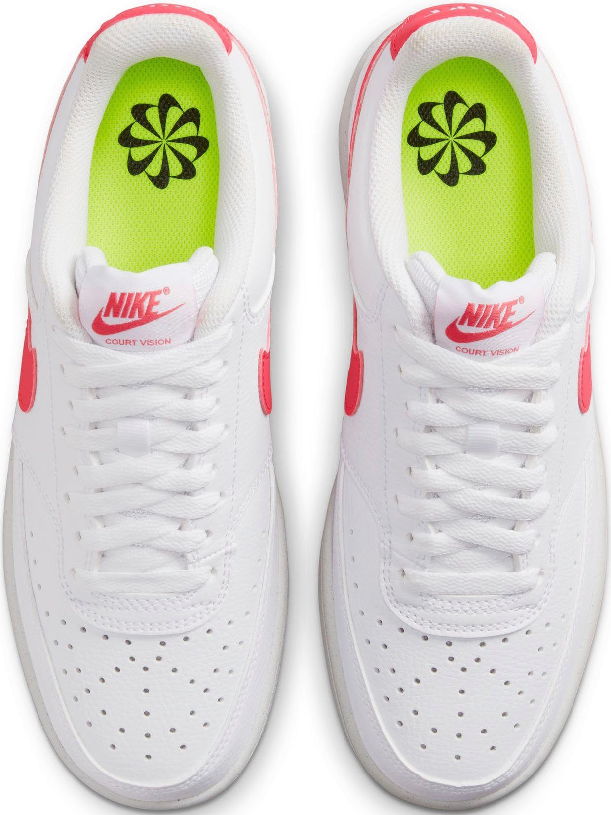 Nike Sportswear Sneakers Court Vision Low Design in de voetsporen van de Air Force 1