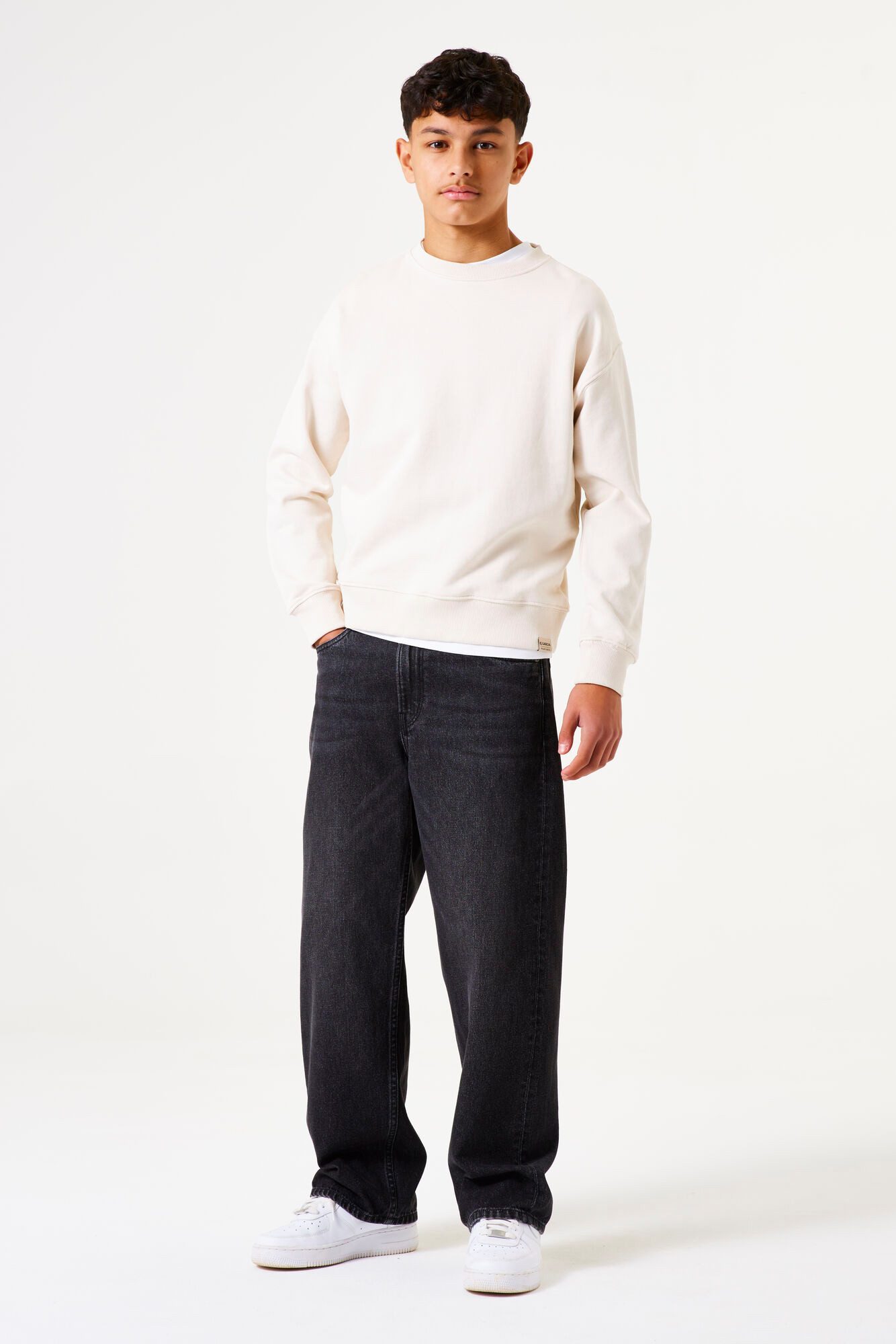 Garcia Sweater met ribboorden