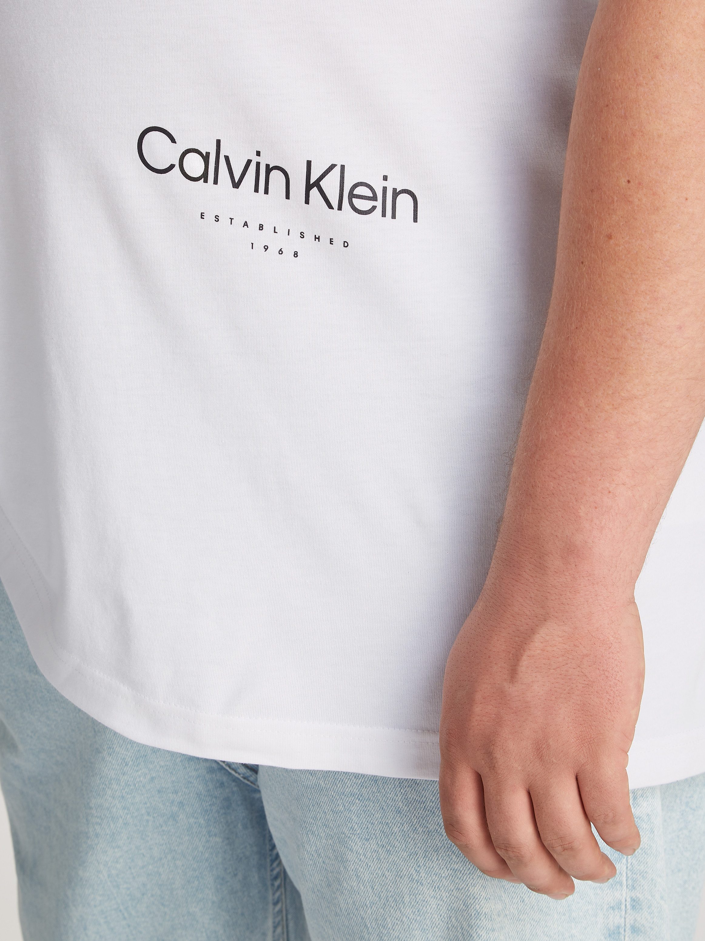 Calvin Klein T-shirt BT_OFF PLACEMENT LOGO T-SHIRT