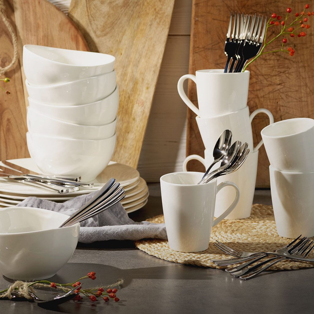 vivo Villeroy & Boch Group Bestekset Voice Basic vaatwasserbestendig (set, 30-delig)