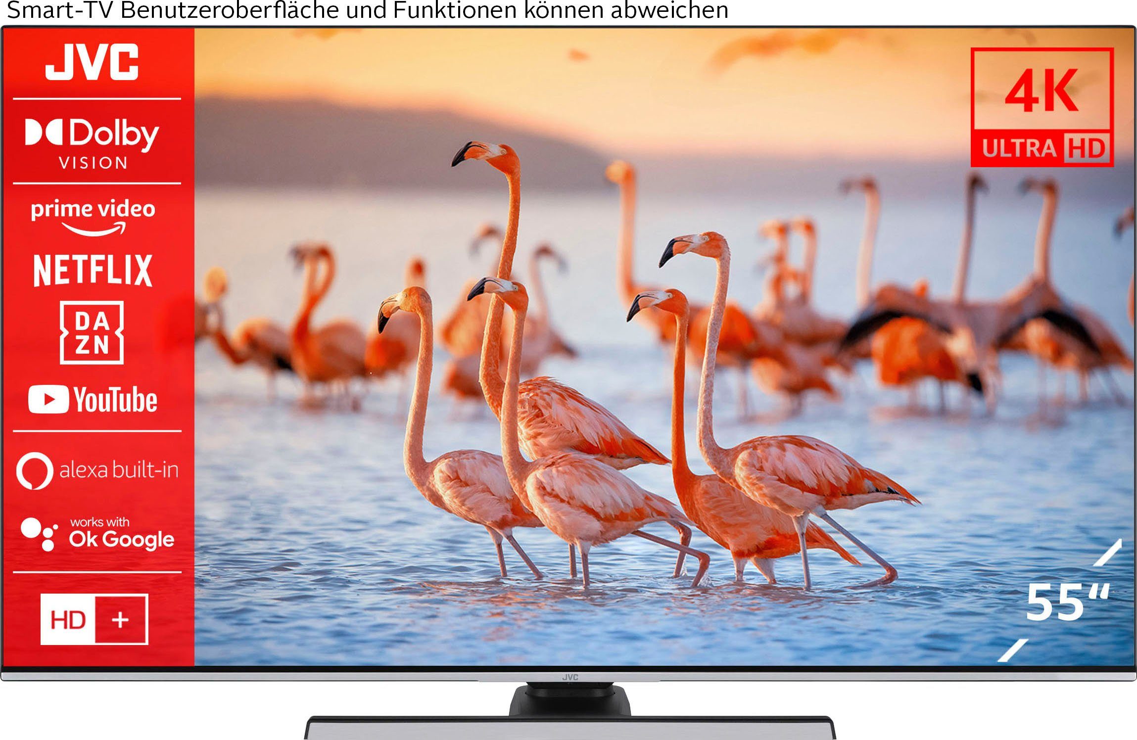 JVC Led-TV LT-55VU8156, 139 cm / 55 ", 4K Ultra HD, Smart TV