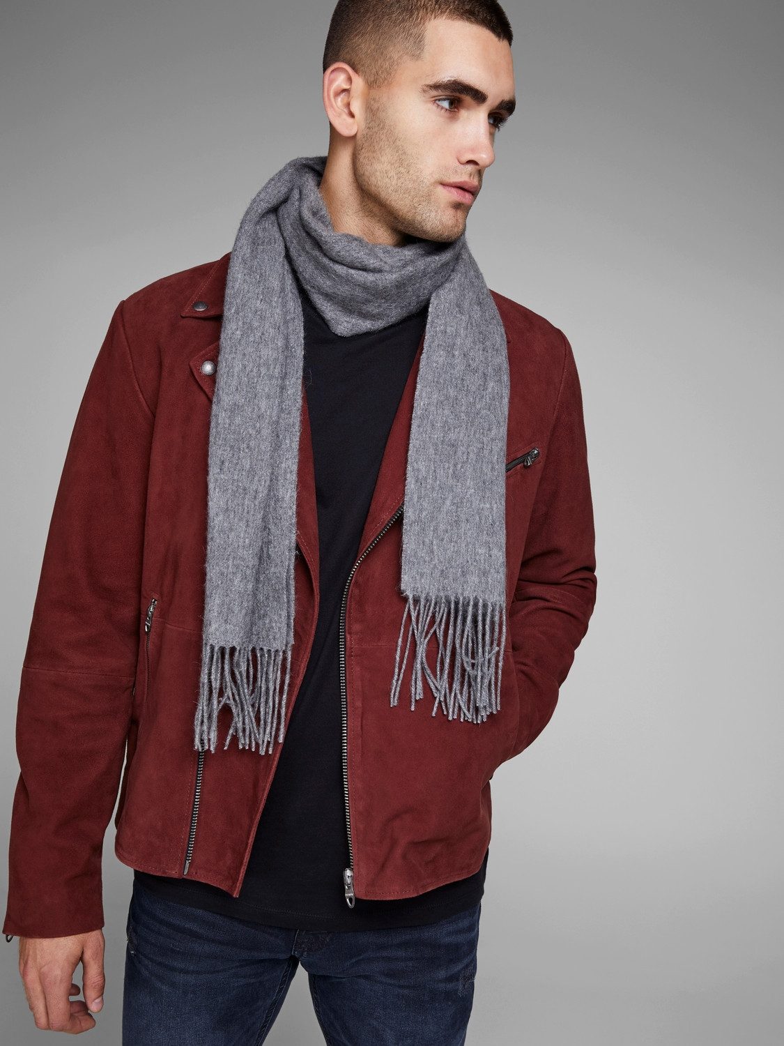 Jack & Jones Gebreide sjaal JACTORONTO WOVEN SCARF