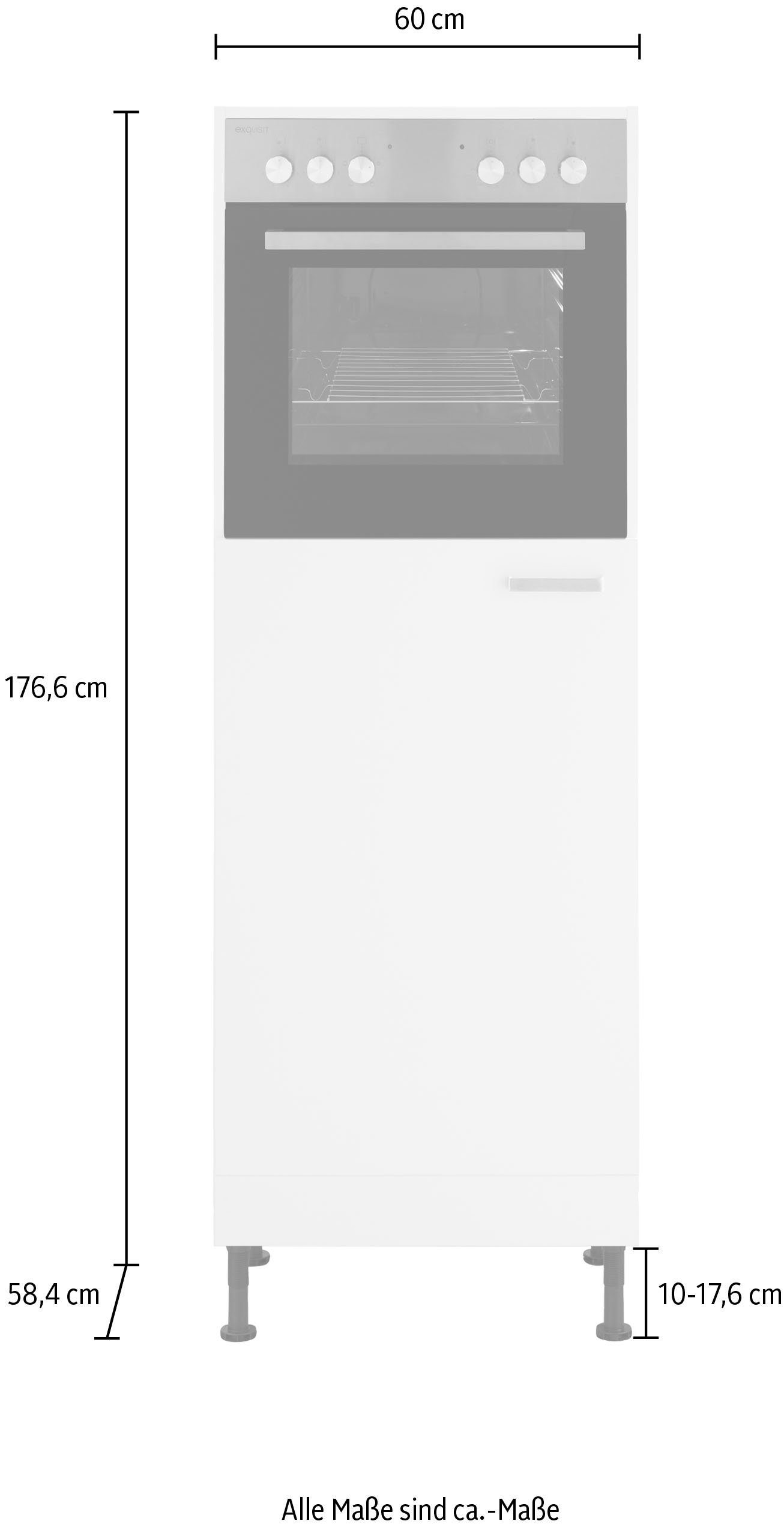 OPTIFIT Oven-/koelkastombouw Parma Breedte 60 cm