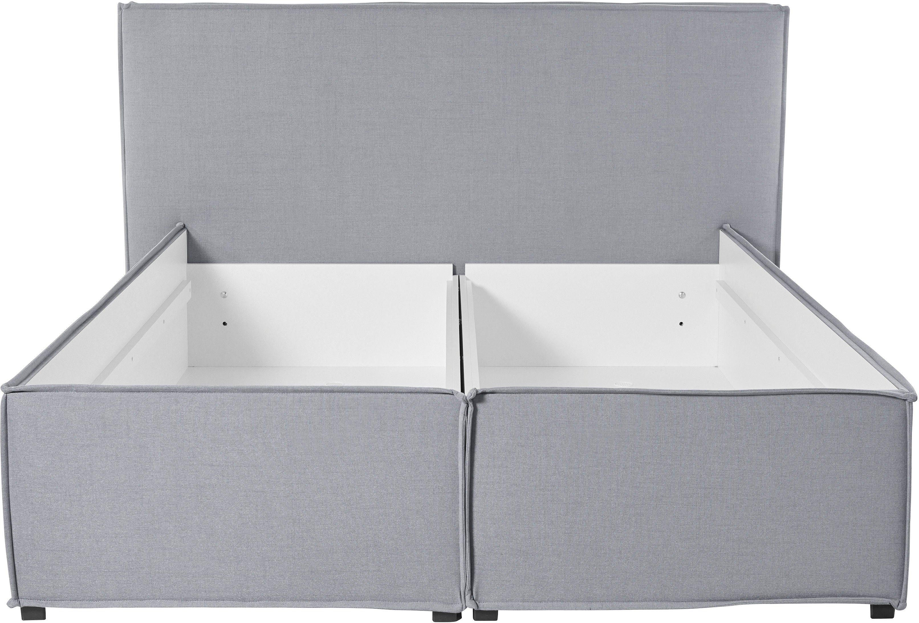 LeGer Home by Lena Gercke Gestoffeerd bed Isaline naar keuze zonder matras of met 3 matrassoorten, hoofdbordhoogte 107 cm