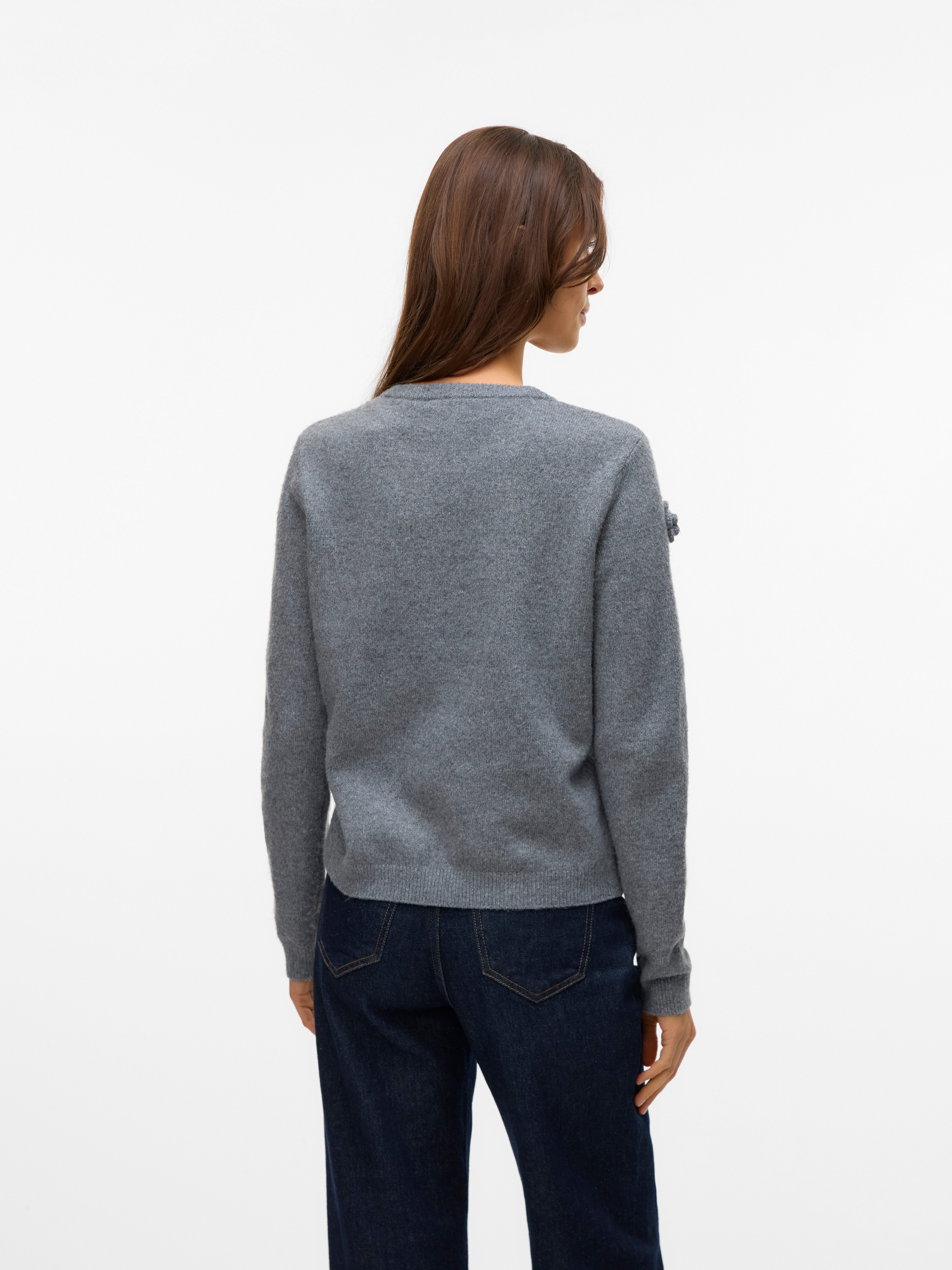 Vero Moda Trui met ronde hals VMROSE LS O-NECK PULLOVER BOO