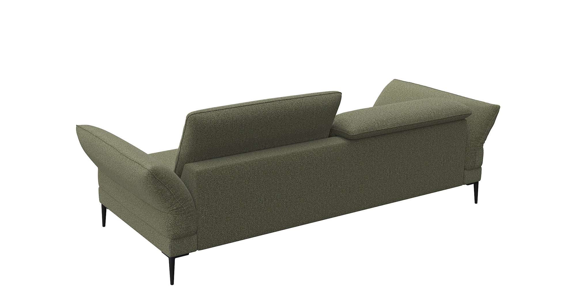 FLEXLUX 3-zitsbank Salino, functie-sofa, relaxsofa Bank met arm- en hoofdeinde verstellingen, koudschuim & staalgolven