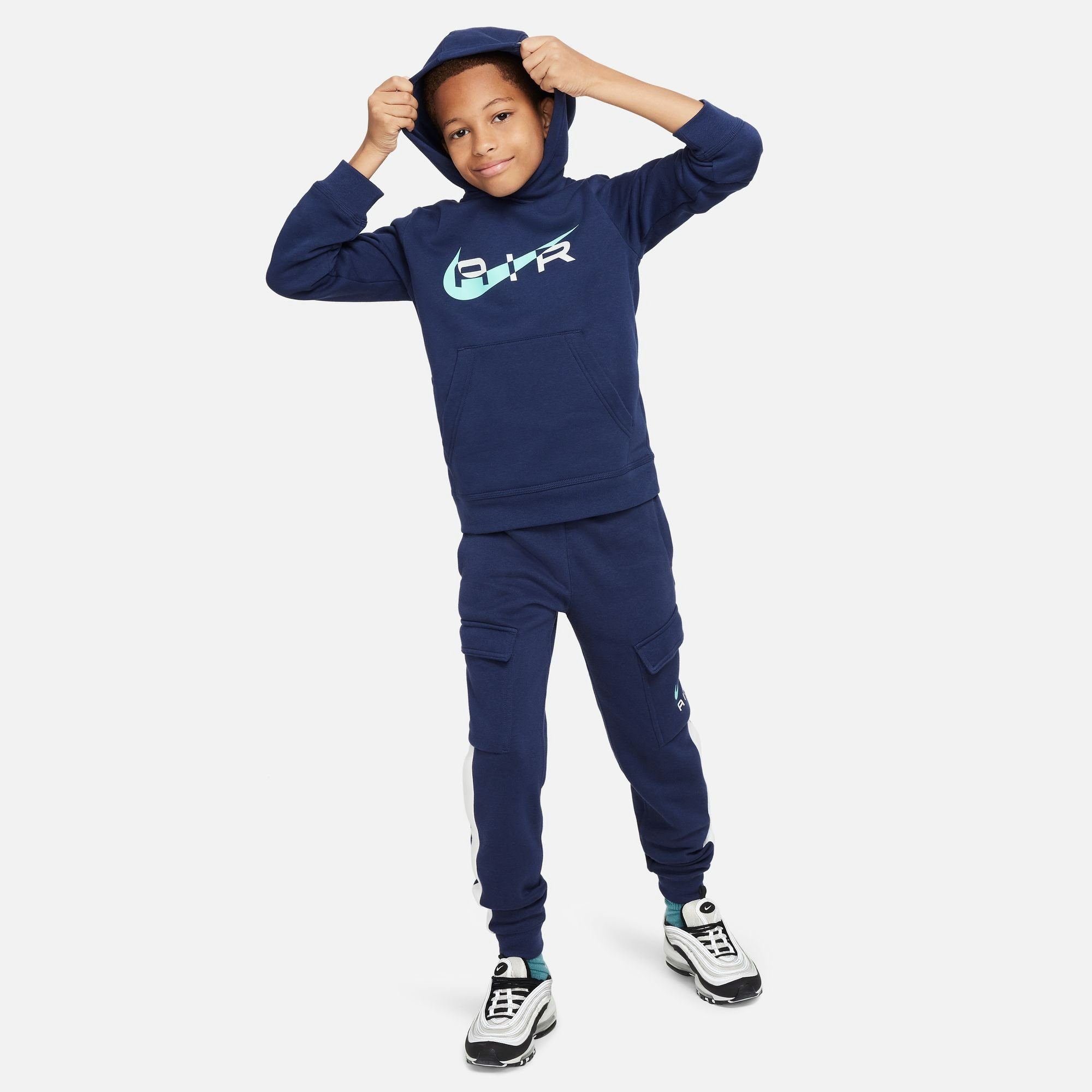 Nike Sportswear Hoodie NSW N AIR PO HOODY FLC BB - voor kinderen