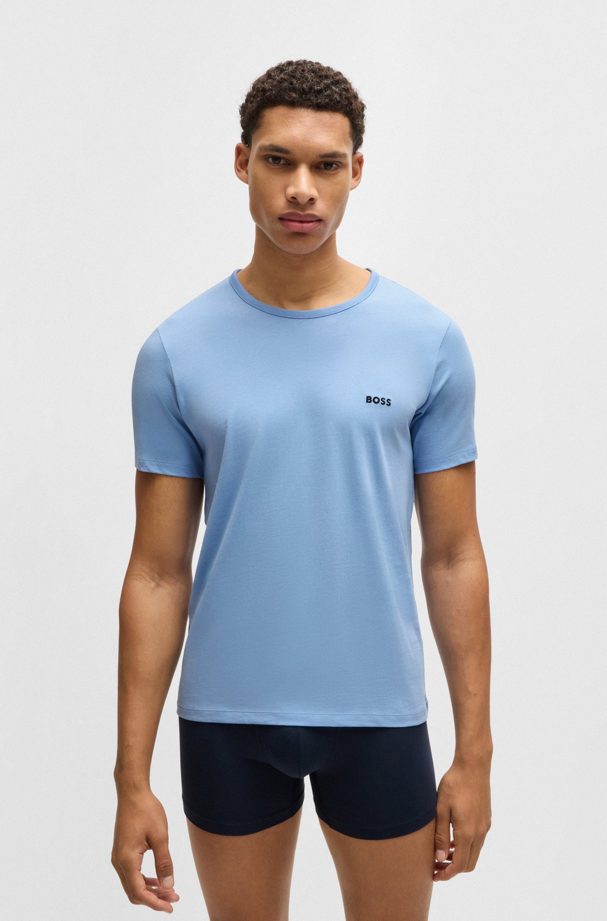 BOSS T-shirt TShirtRN 3P Classic (3-delig)