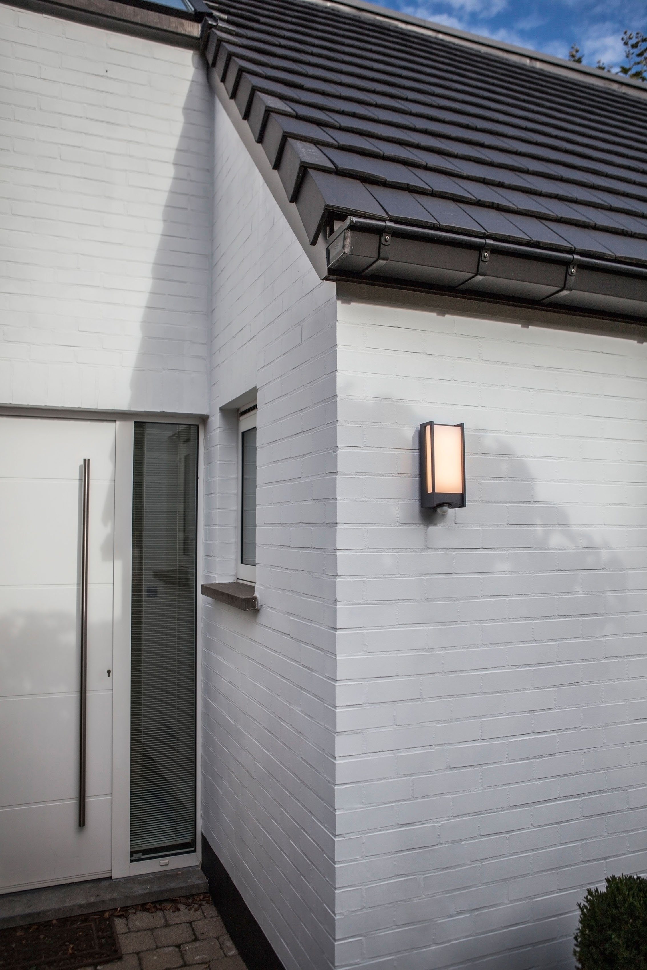 LUTEC Ledwandlamp voor buiten Qubo (1 stuk)