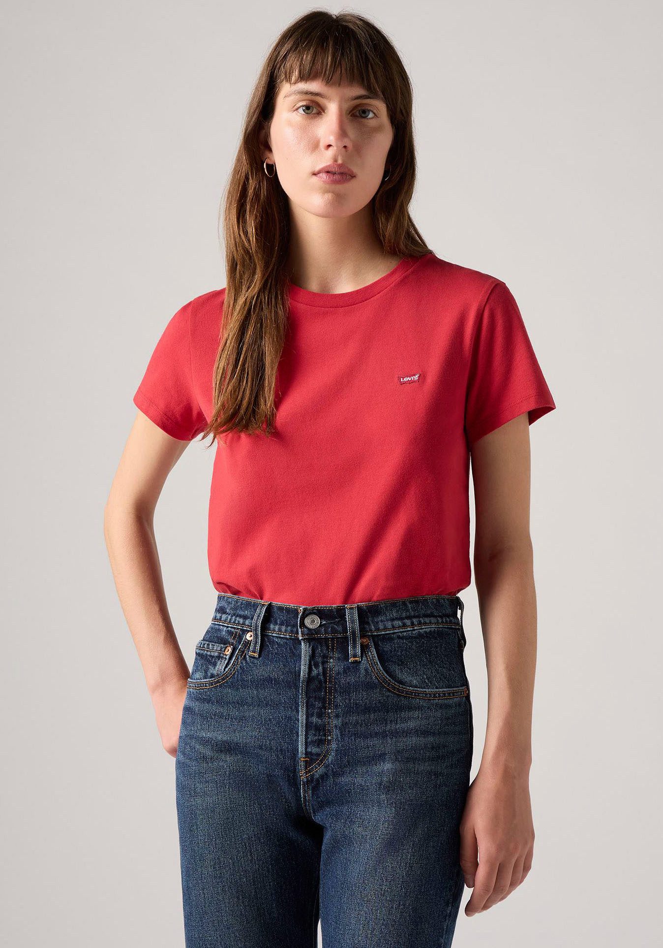 Levi's® T-shirt TEE Minilogo met klein logoborduursel