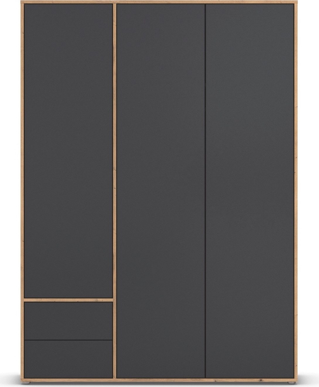 rauch Draaideurkast Kledingkast Kast Garderobe Wasmand NABILA veel Opbergruimte met 2 lades en push-to-open functie topseller made in germany