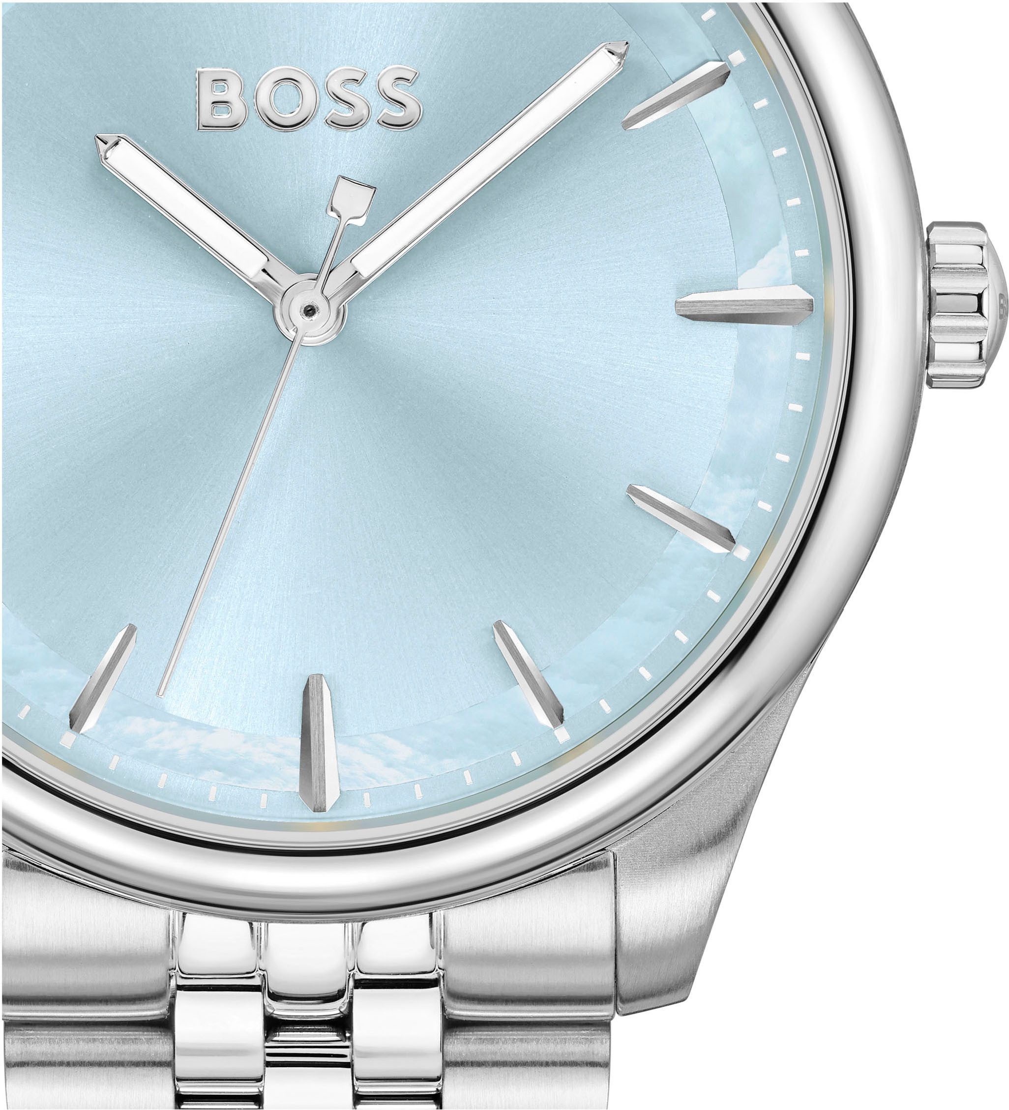 Boss Kwartshorloge GRACEFUL Horloge, dameshorloge, stalen band, analoog