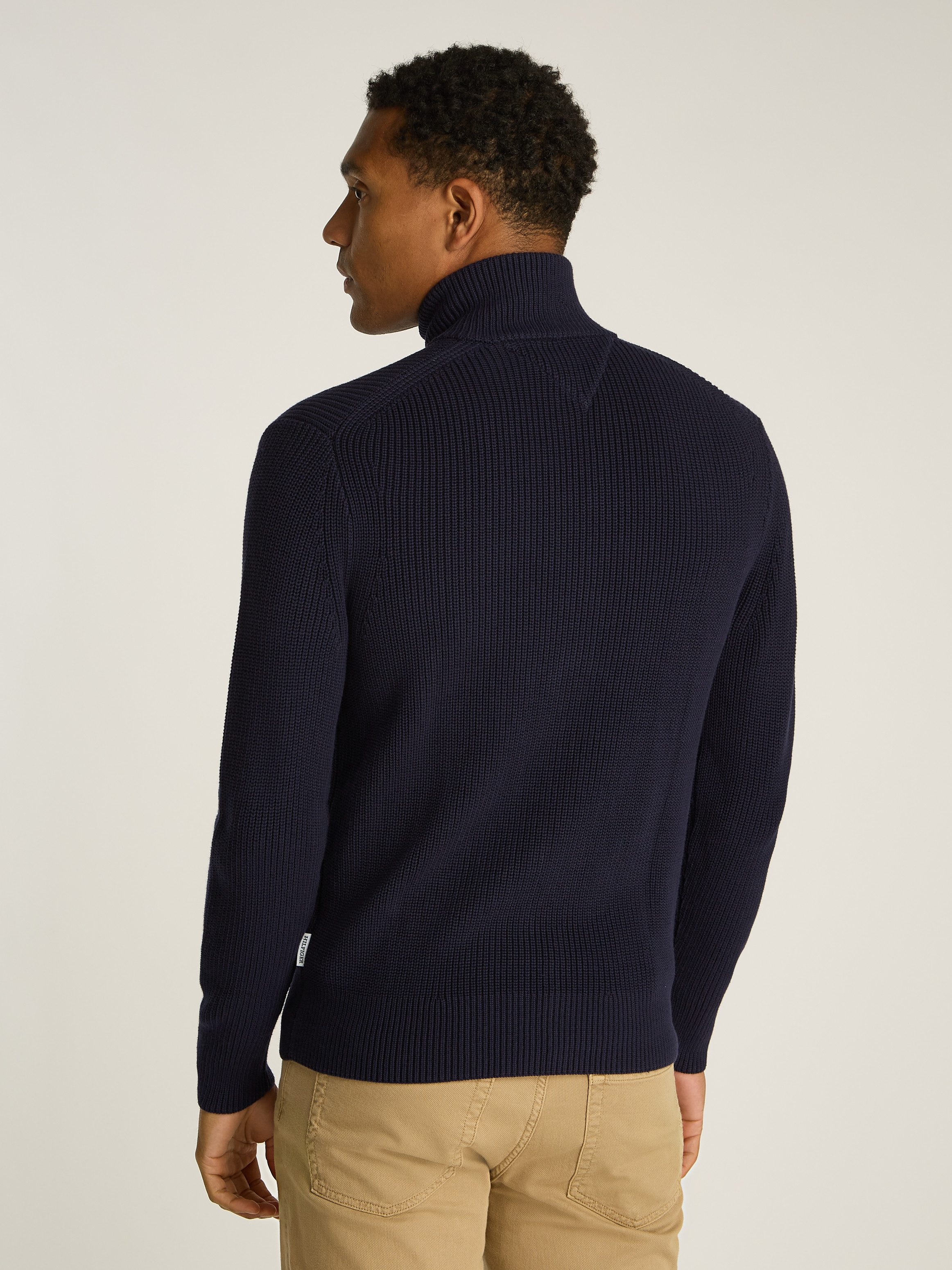 Tommy Hilfiger Vest RIB COTTON ZIP THROUGH