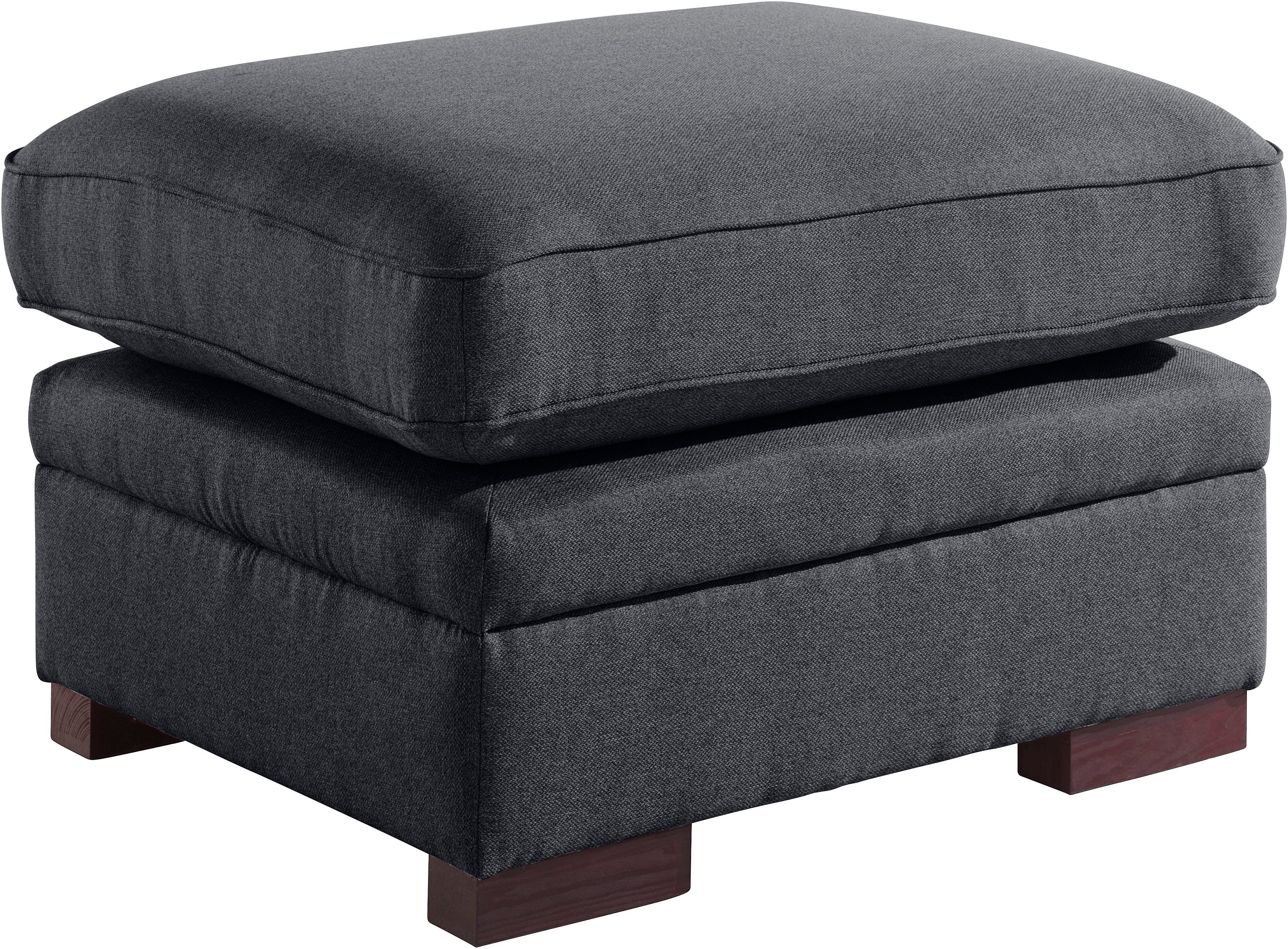 Home affaire Hocker Broughton zachte bekleding, passend bij de serie "broughton", in 3 soorten bekleding