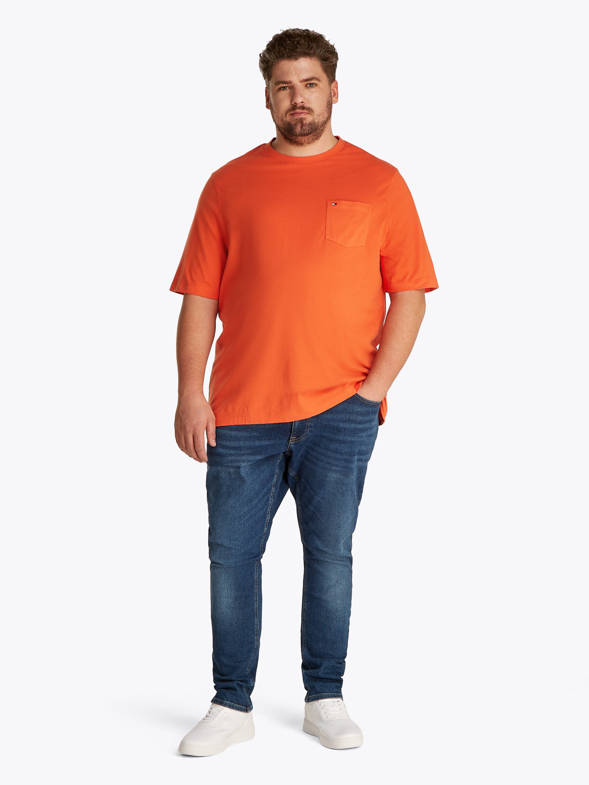 Tommy Hilfiger Shirt met ronde hals BT-ESSENTIAL SOLID POCKET TEE-B