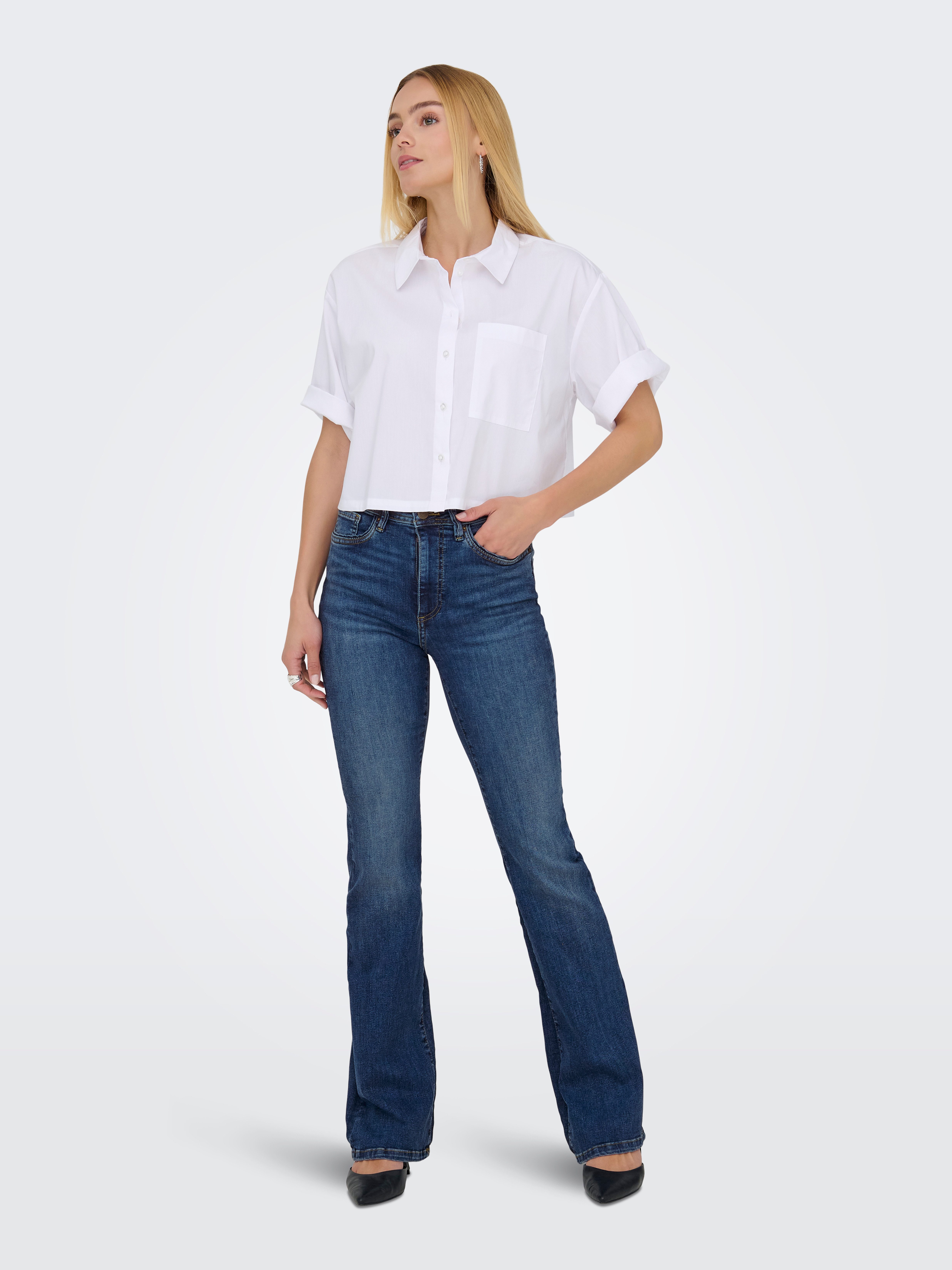 Only Bootcut jeans ONLWAUW HW FLARED DNM TAI540