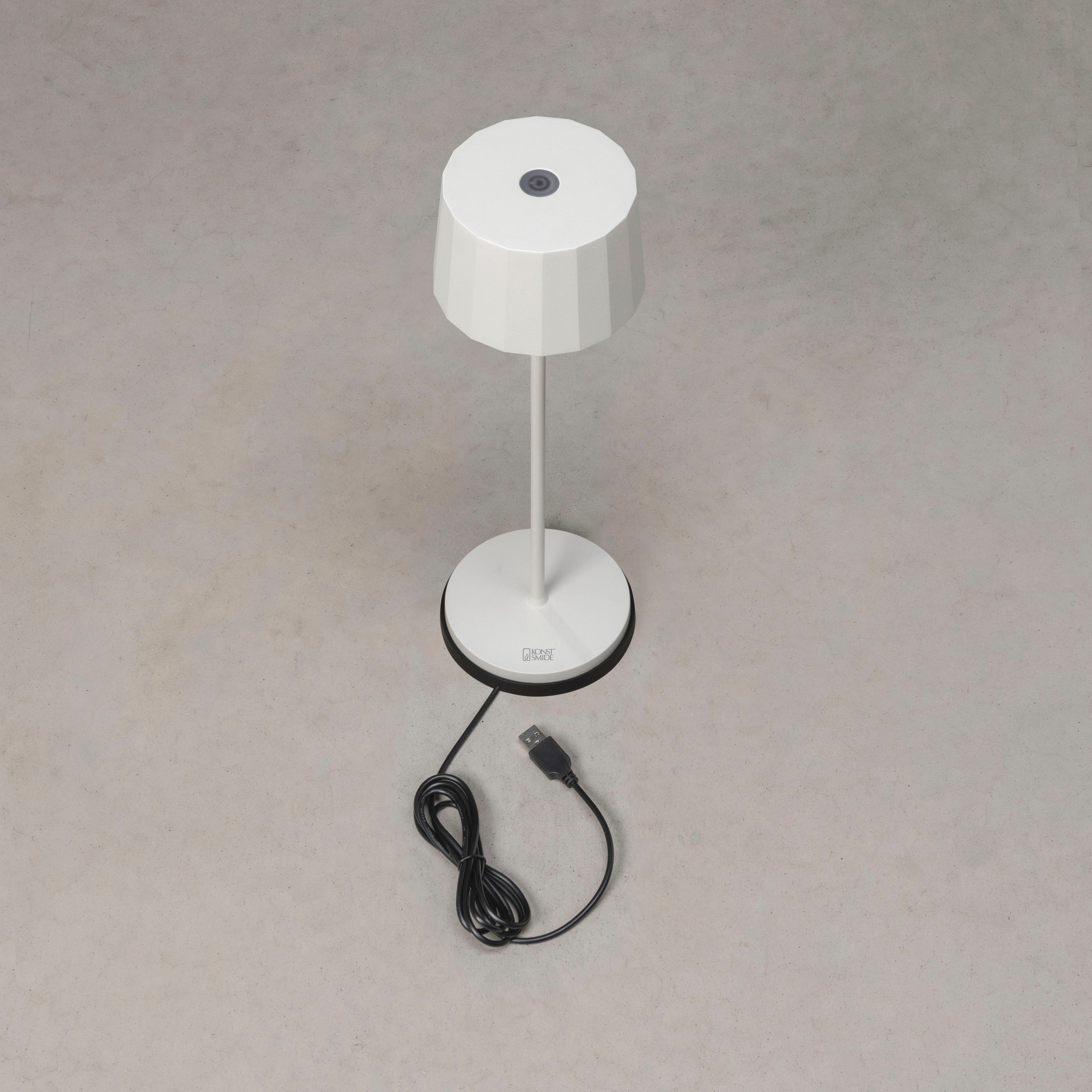 KONSTSMIDE Led-tafellamp Positano Positano LED USB-tafellamp, dimbaar (2 stuks)