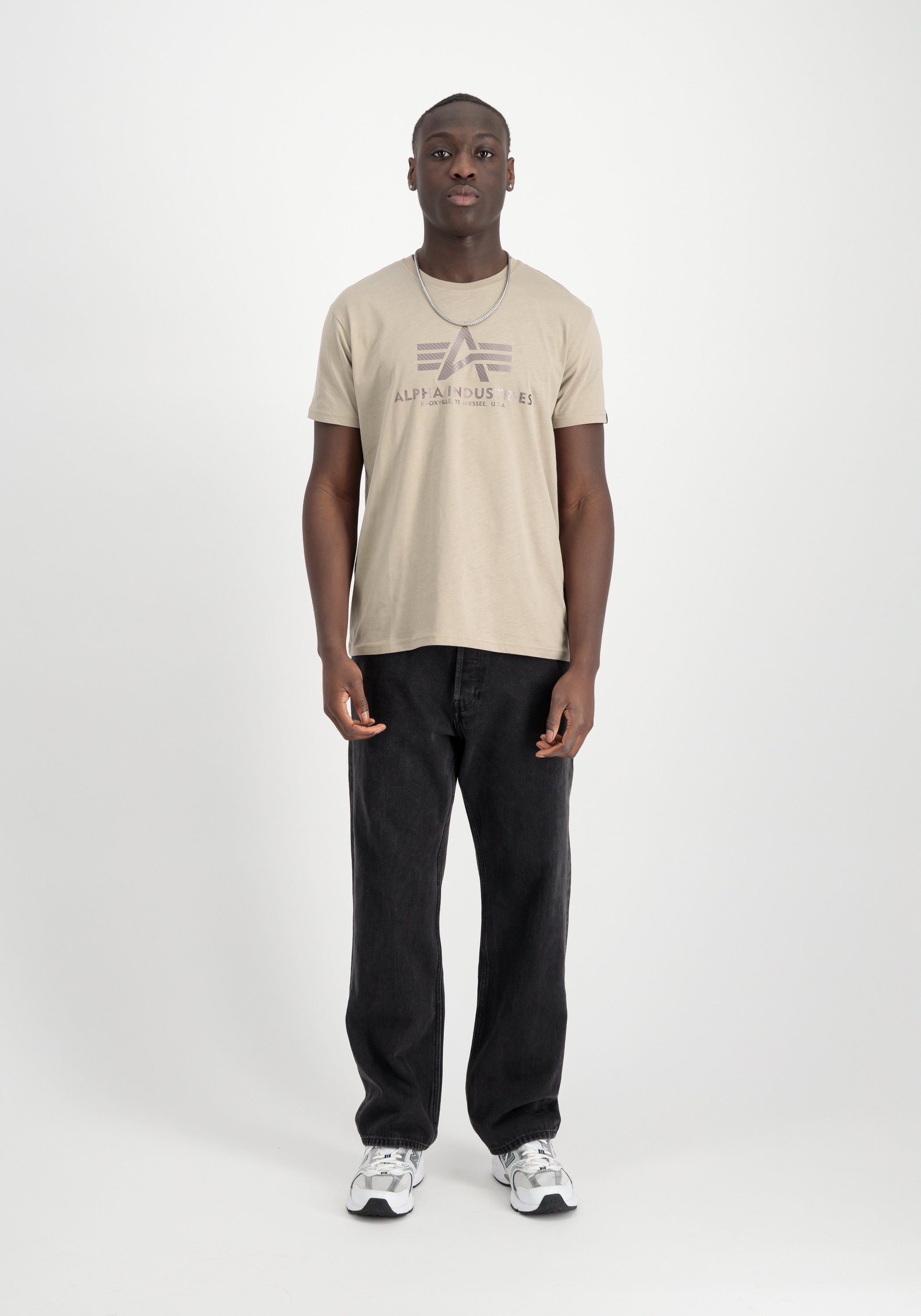 Alpha Industries T-shirt Alpha Industries Men - T-Shirts Basic T-Shirt BL Carbon