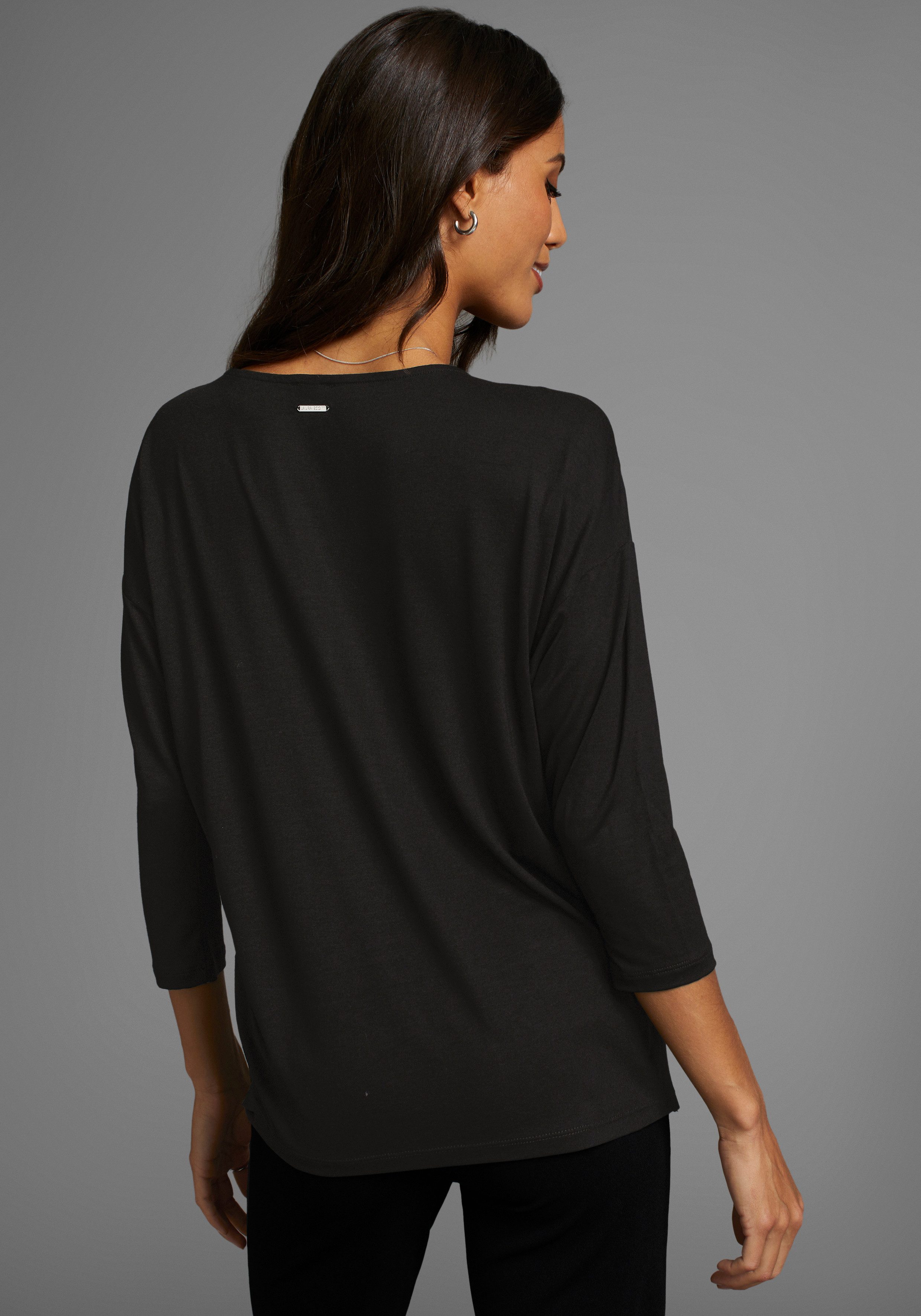 Laura Scott Shirtblouse in de materiaalmix