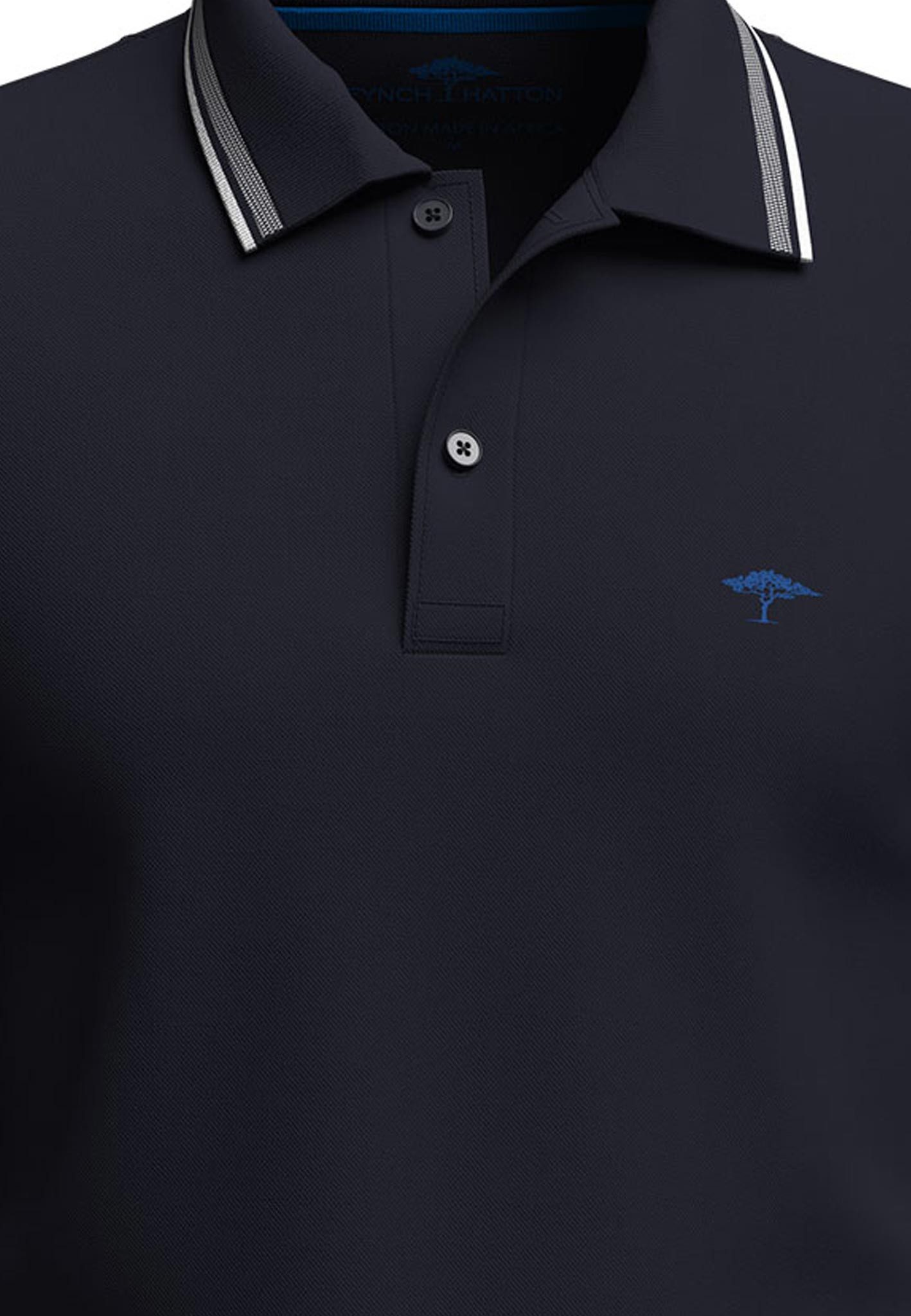 FYNCH-HATTON Poloshirt met logoborduursel