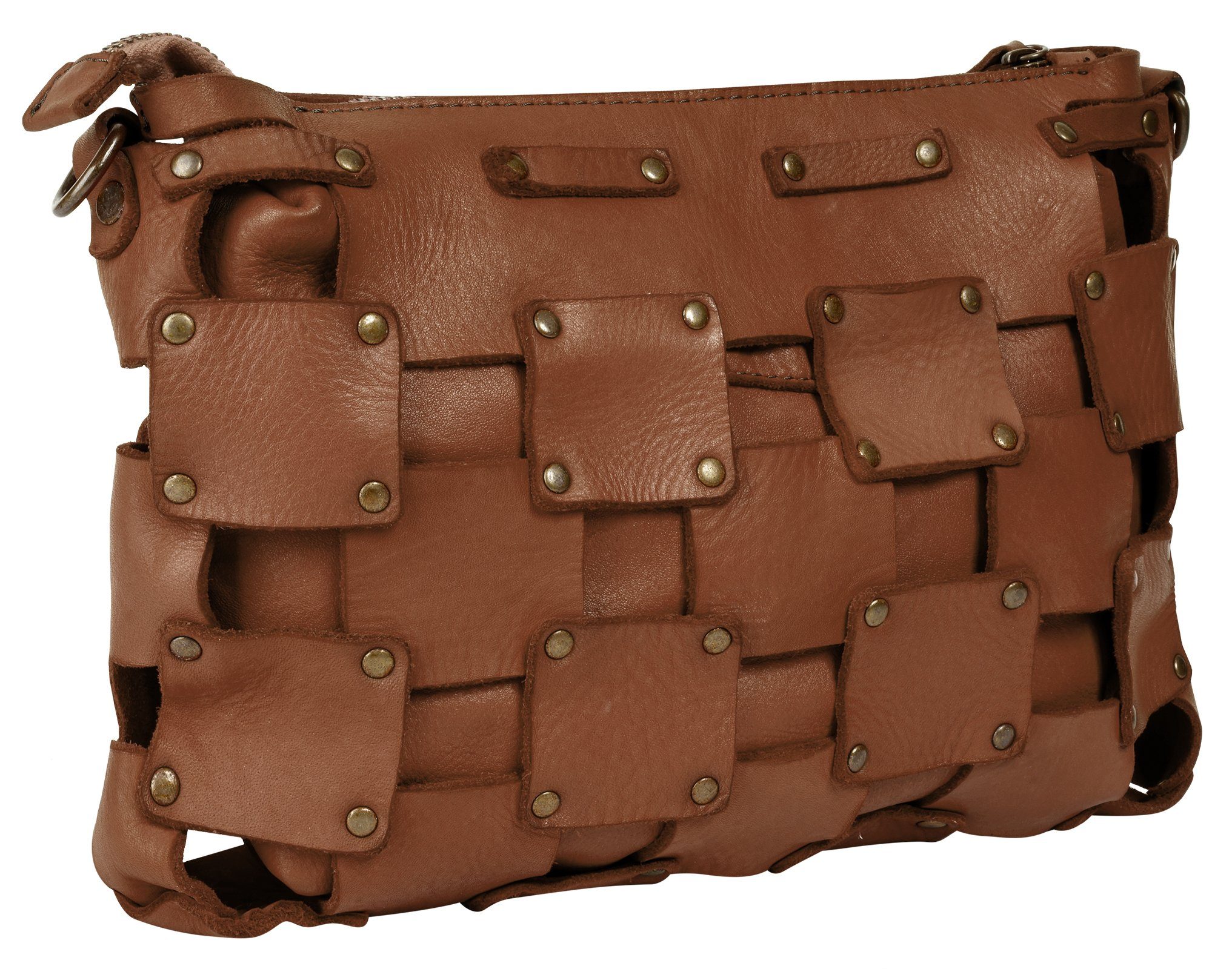 Samantha Look Schoudertas echt leer, made in italy