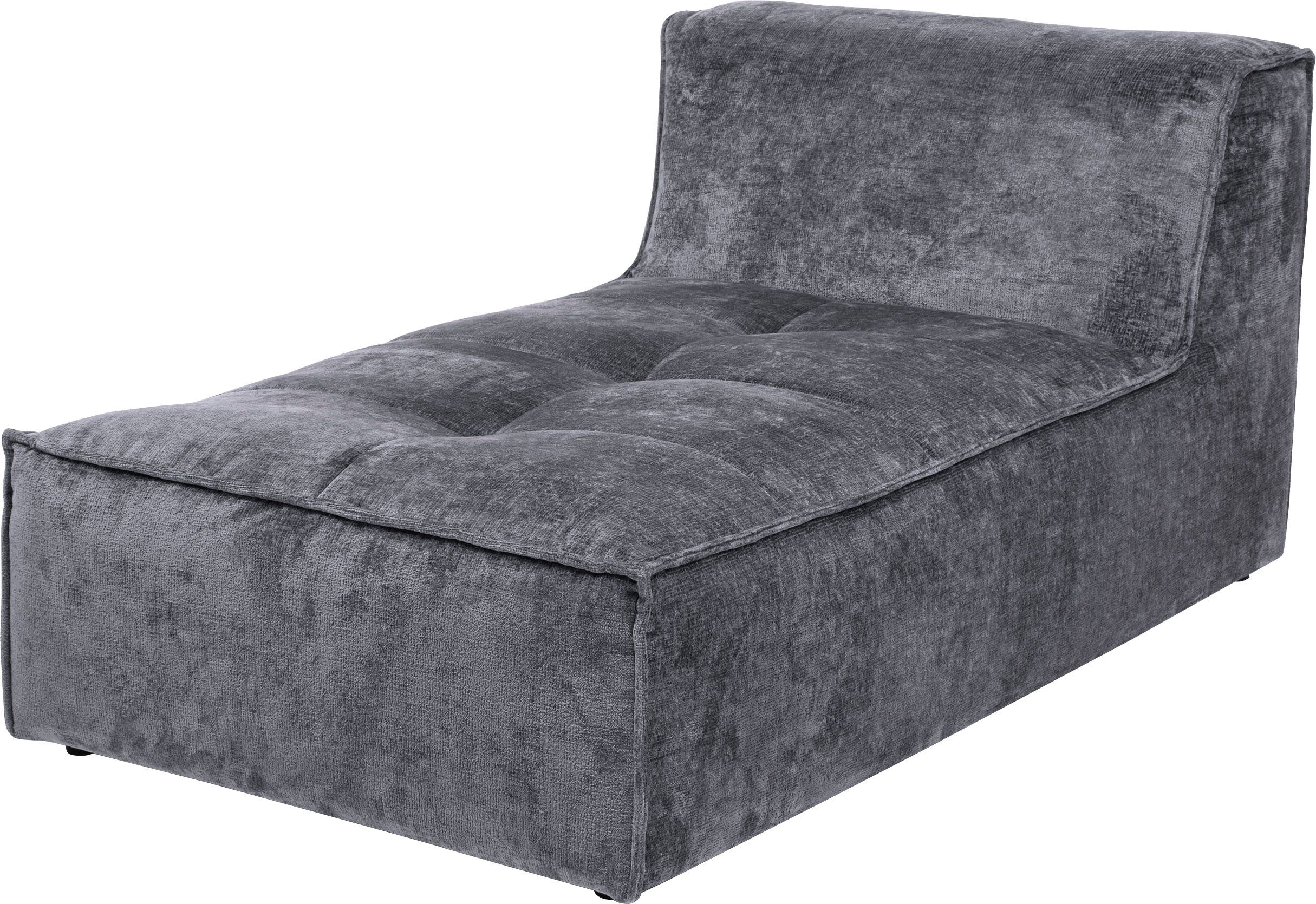 RAUM.ID Sofaelement Monolid kan worden gebruikt als module of afzonderlijk, bekleding in teddy-look (1 stuk)