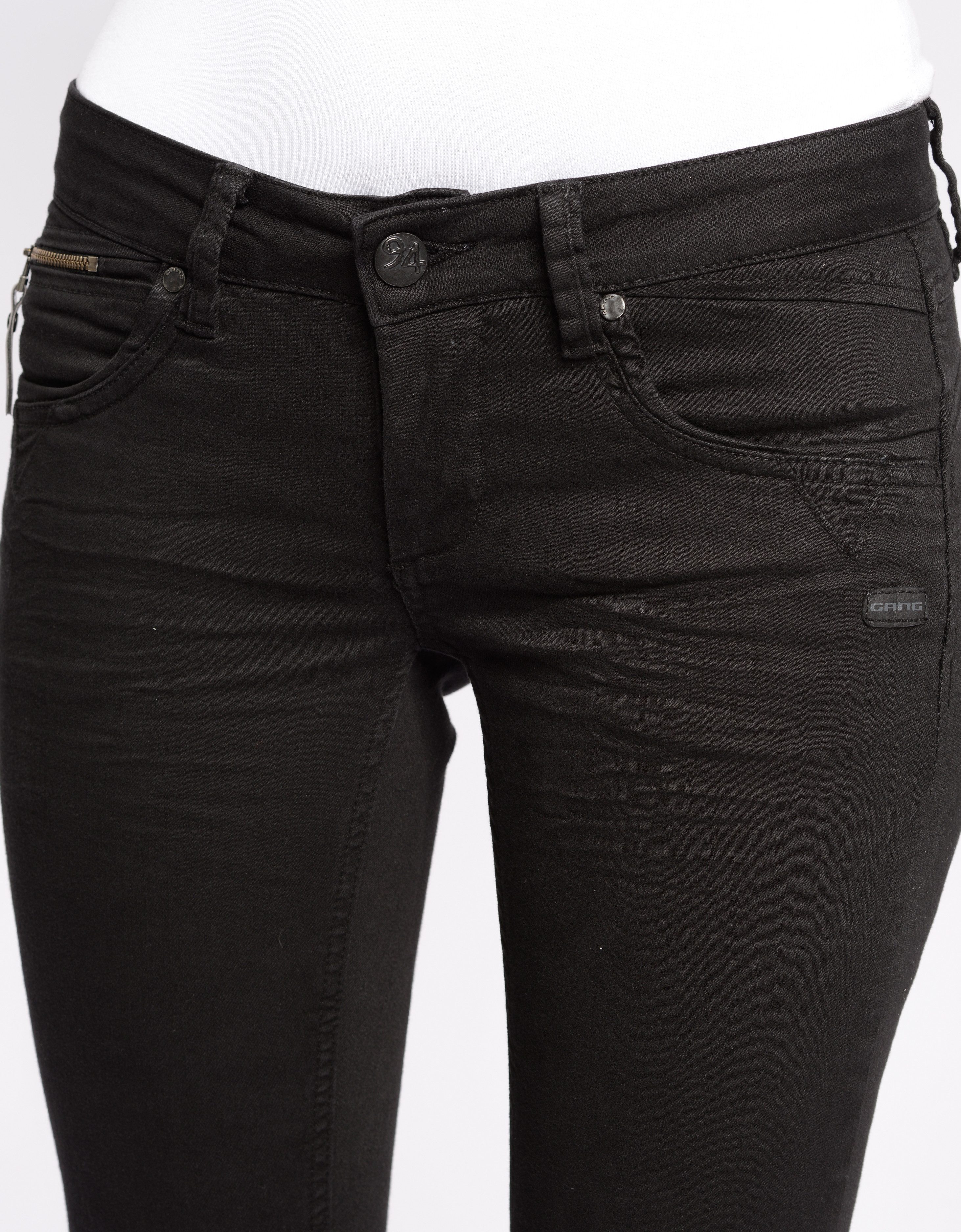 GANG Skinny fit jeans 94NIKITA met een rit-detail aan de kleingeldzakje